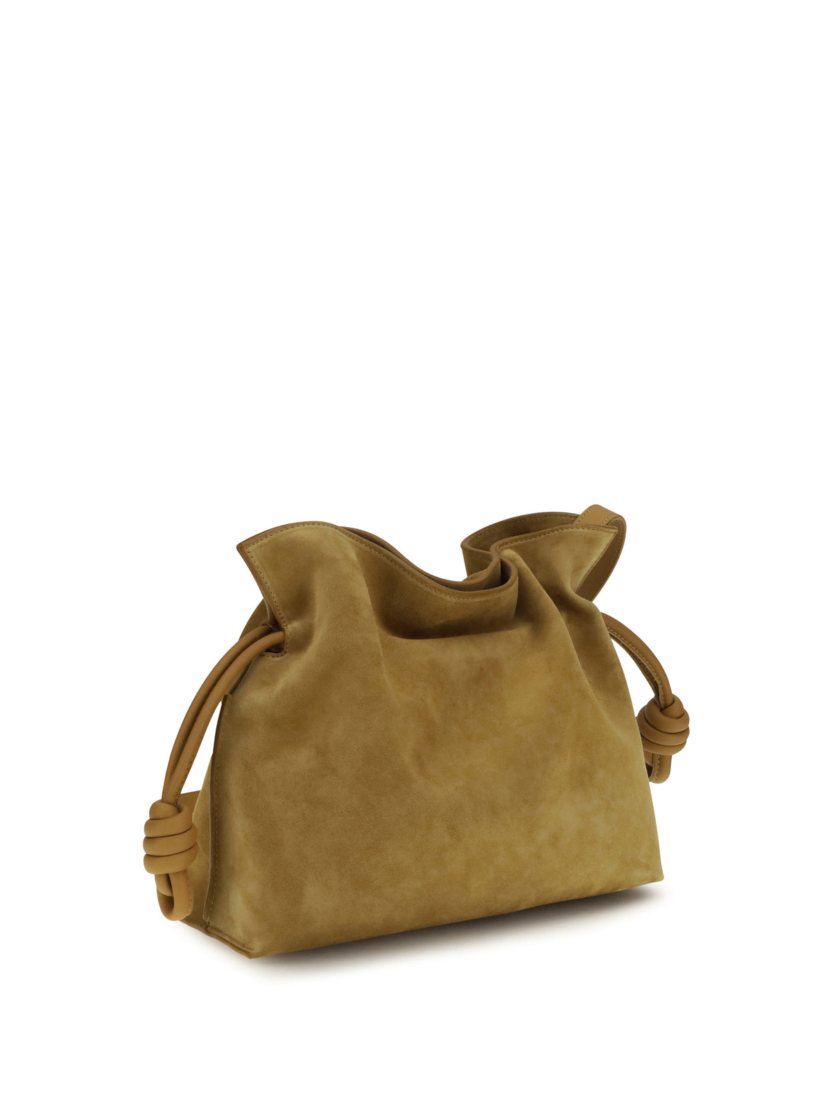 Loewe Women Medium Flamenco Clutch Suede Handbag LOEWE
