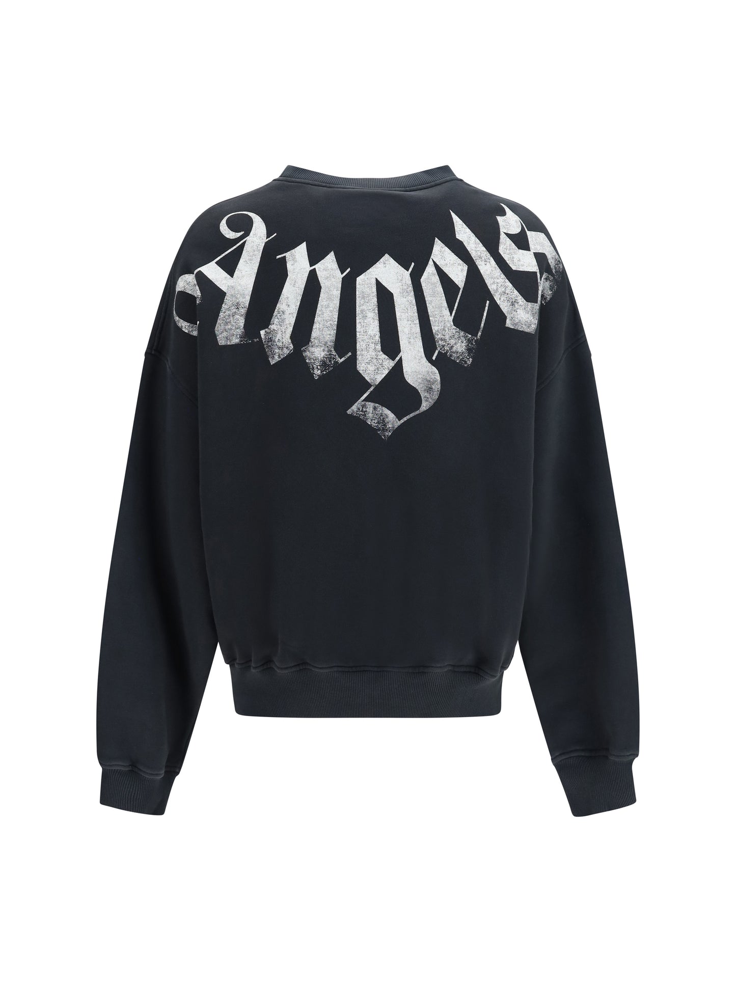 Palm Angels Men Big Neck Logo Sweatshirt PALM ANGELS
