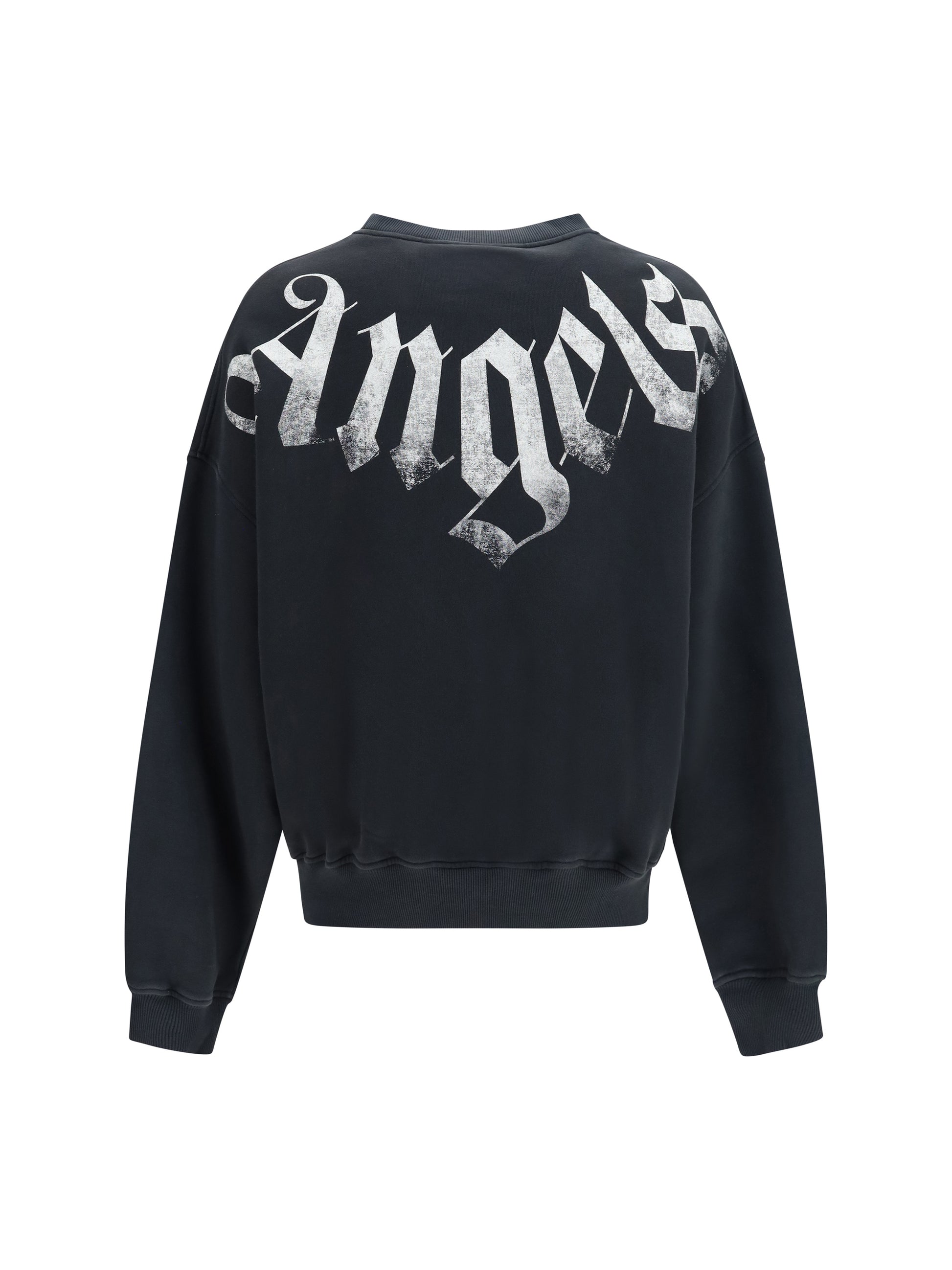Palm Angels Men Big Neck Logo Sweatshirt PALM ANGELS