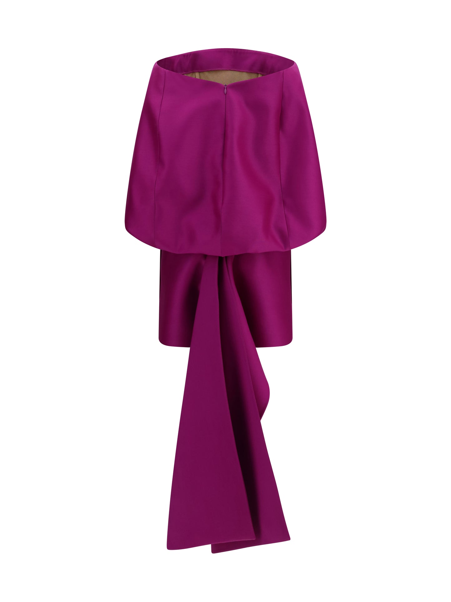 Balenciaga Women Off-Shoulder Mini Dress BALENCIAGA