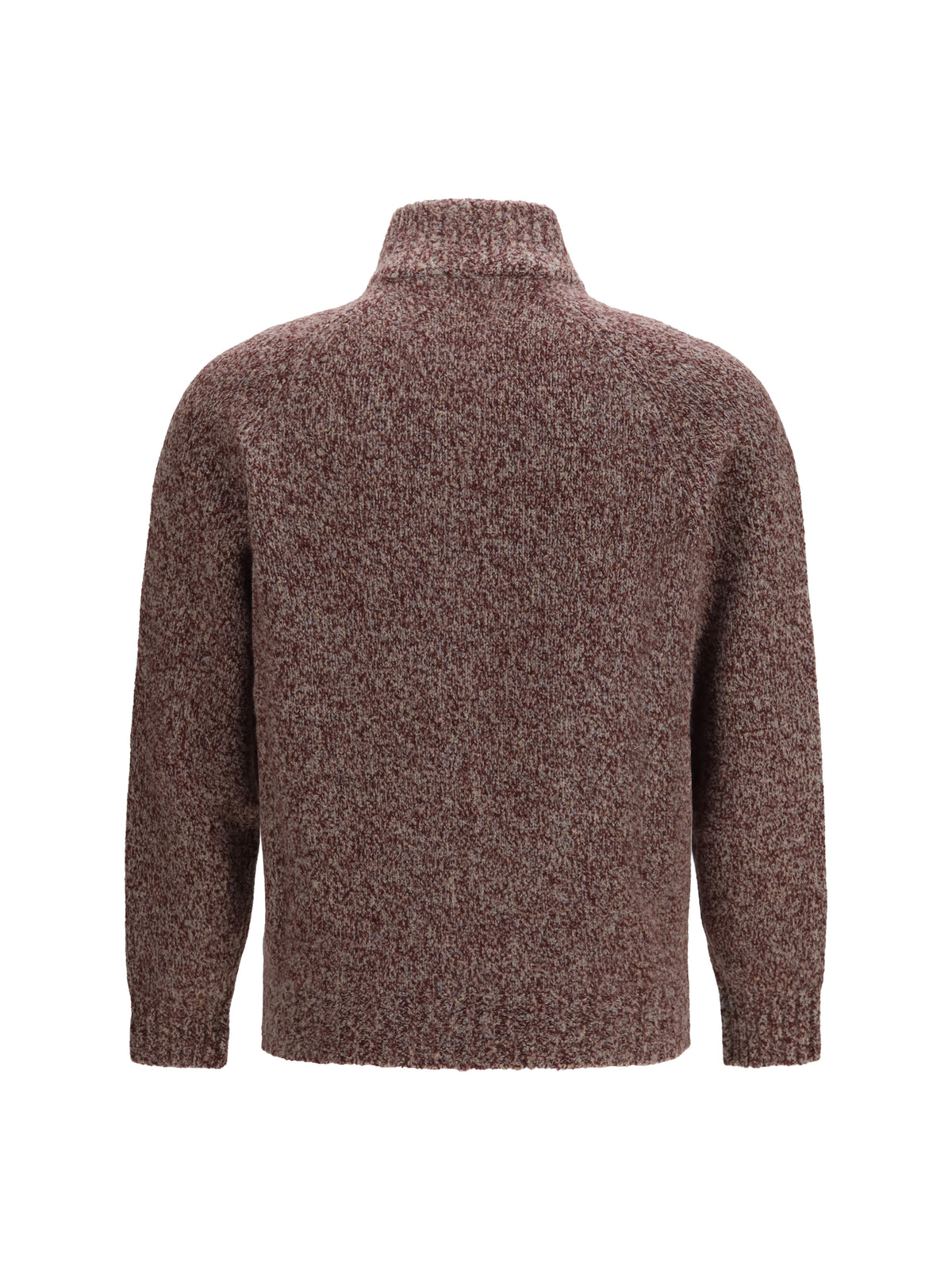 Brunello Cucinelli Men Mélange Virgin Wool, Silk And Cashmere Zip Cardigan BRUNELLO CUCINELLI