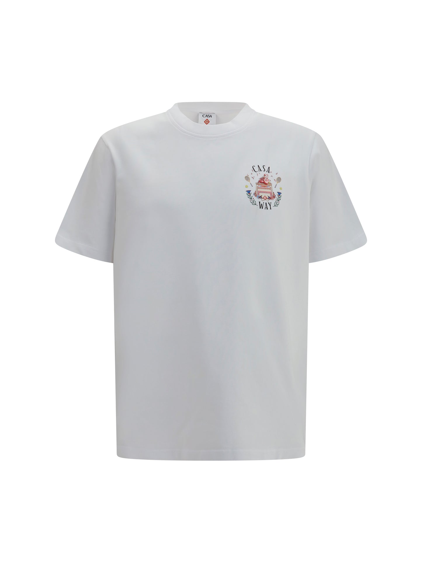 Casablanca Men Cotton Logo-Print T-Shirt CASABLANCA