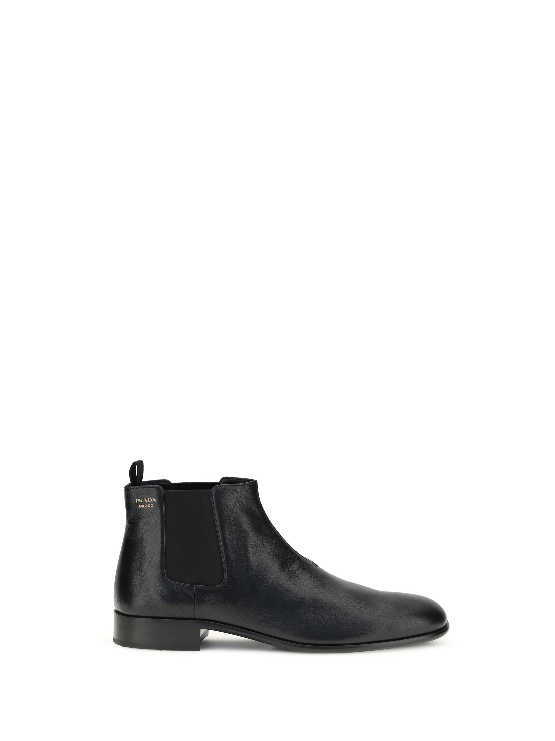 Prada Women Leather Ankle Boots PRADA