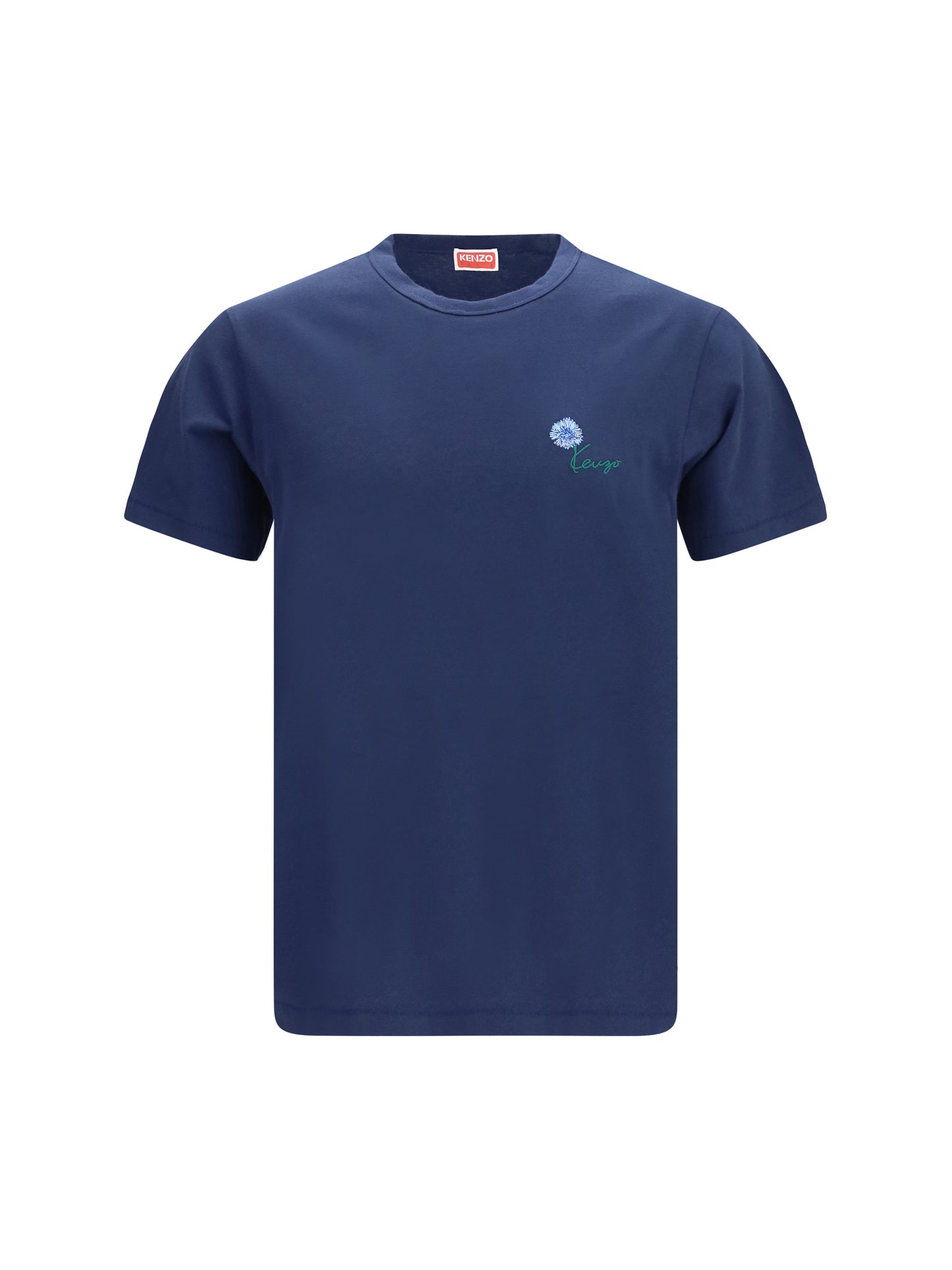 Kenzo Men Kenzo Tulip Embroidered Cotton T-Shirt KENZO