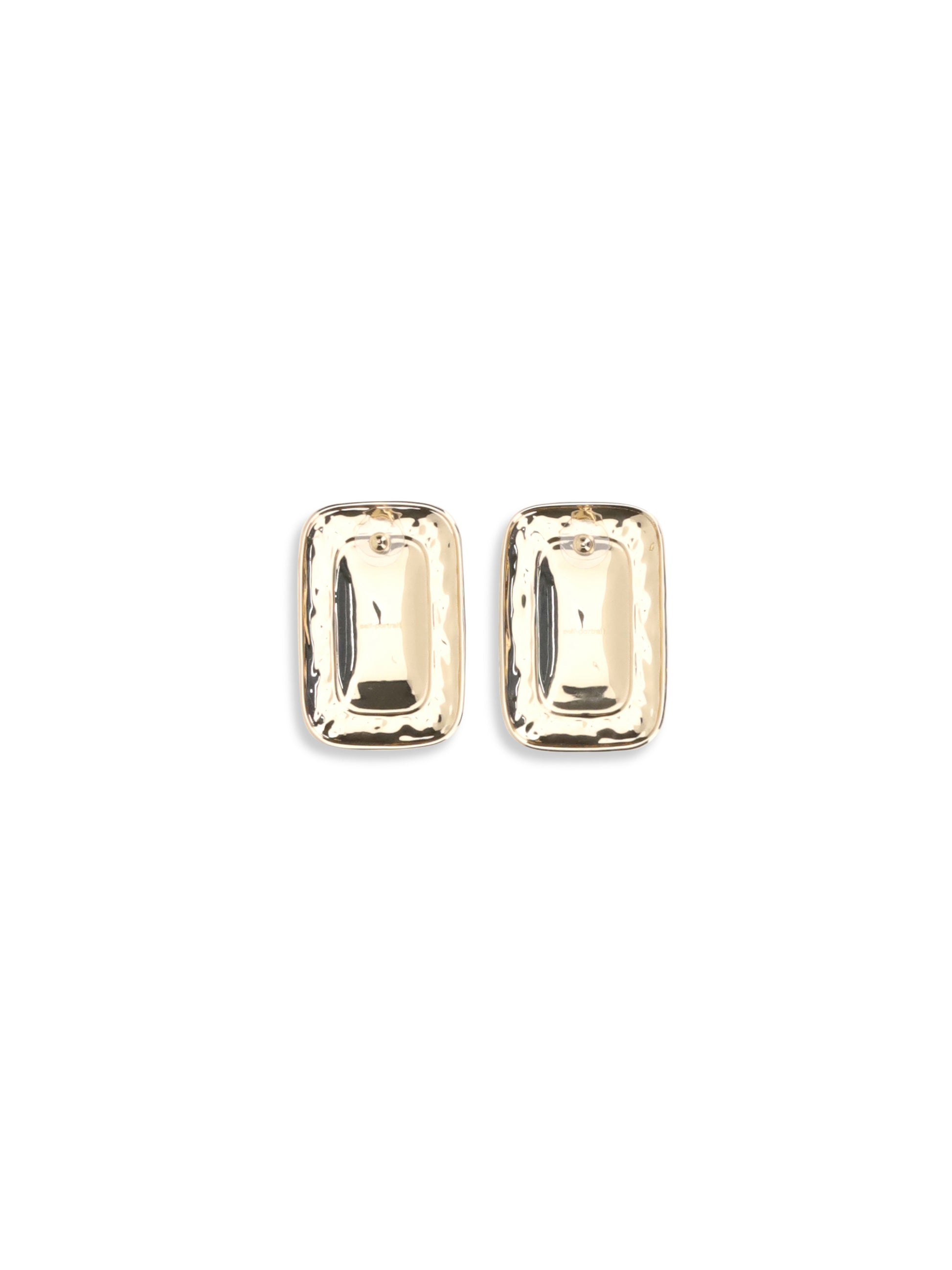 Self-Portrait Women Mottled Gold Earrings SELF-PORTRAIT