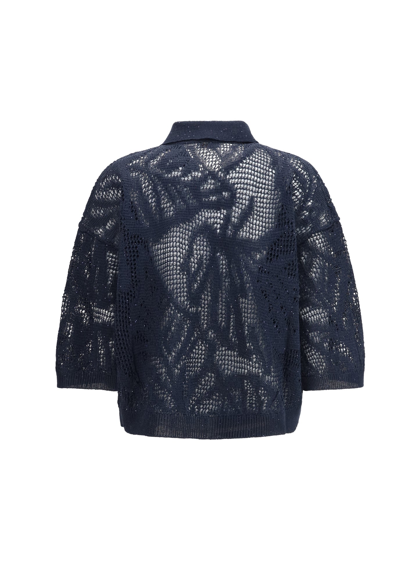 Brunello Cucinelli Women Dazzling Water Lillies Polo Shirt BRUNELLO CUCINELLI
