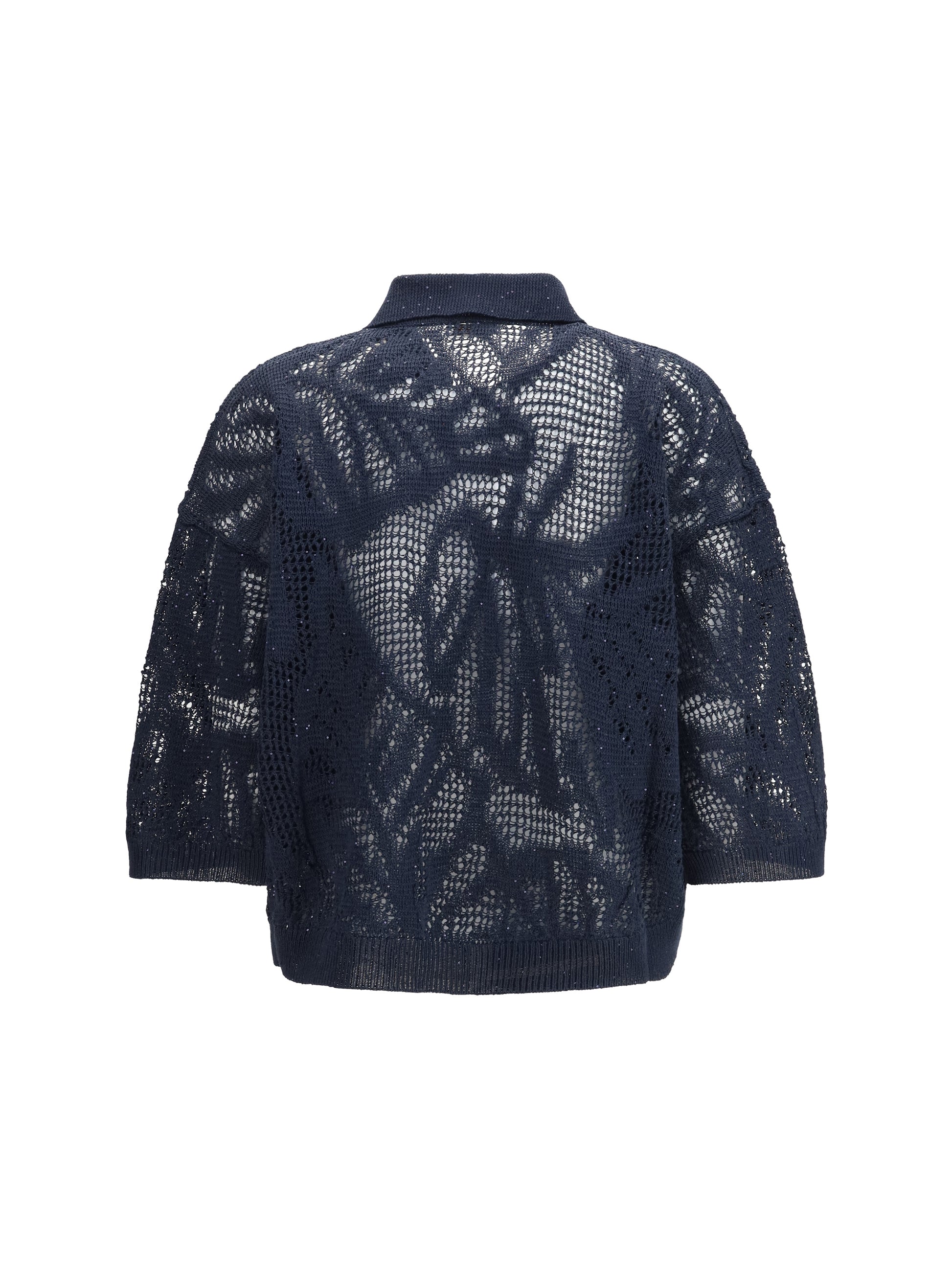 Brunello Cucinelli Women Dazzling Water Lillies Polo Shirt BRUNELLO CUCINELLI