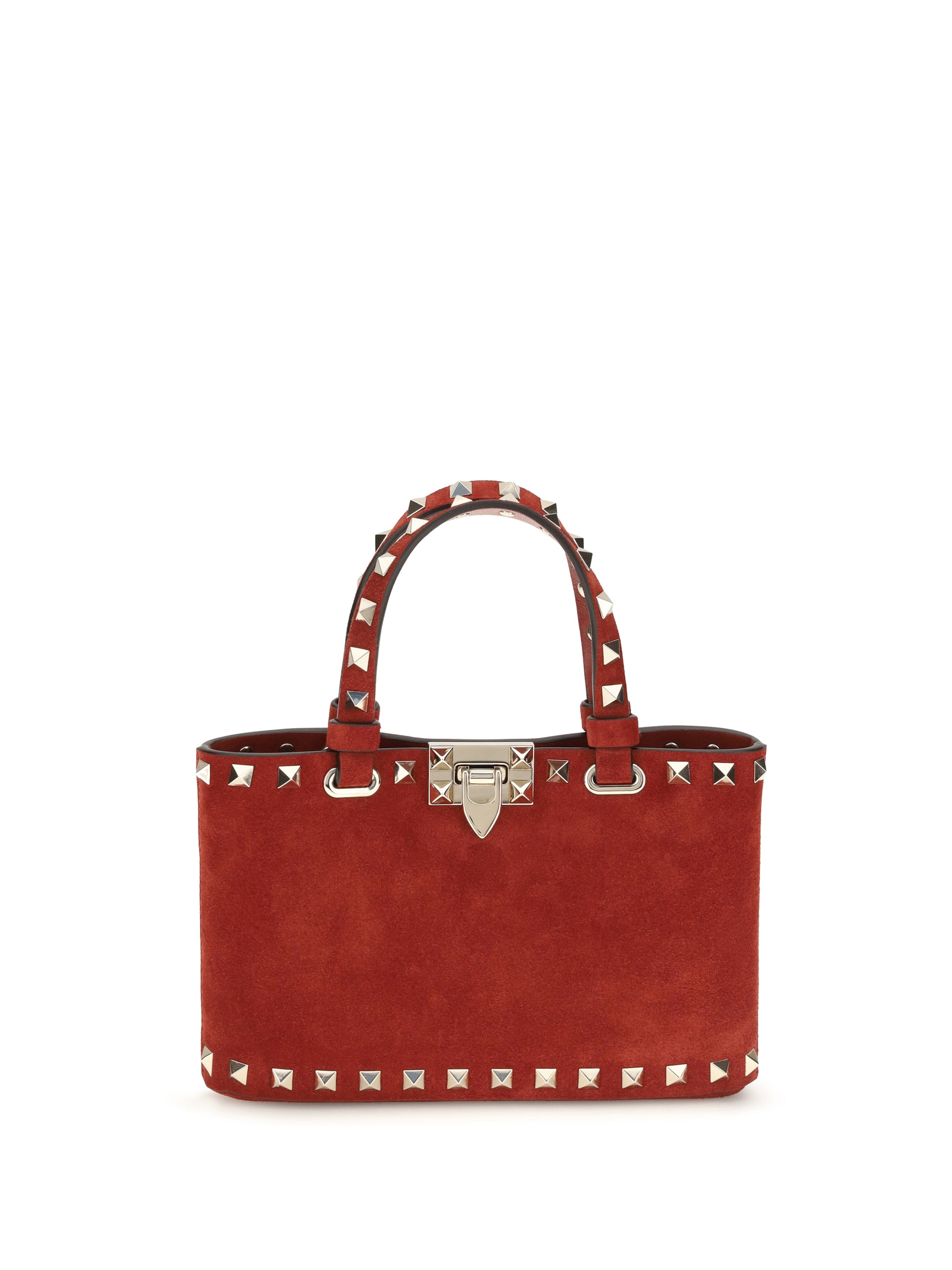 Valentino Garavani Women Suede Rockstud Mini Handbag VALENTINO GARAVANI