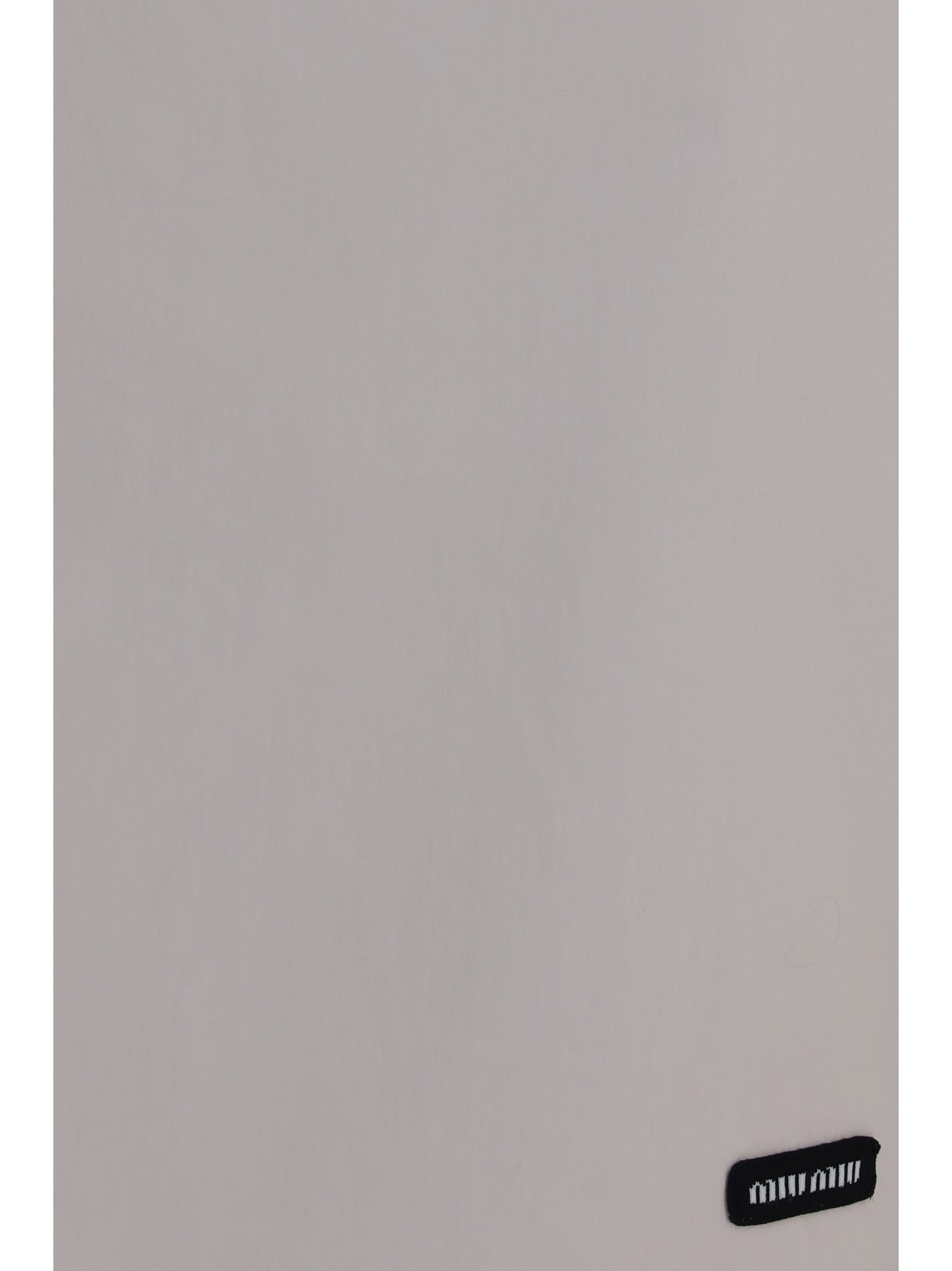 Miu Miu Women Stretch Cotton-Blend Midi Skirt MIU MIU