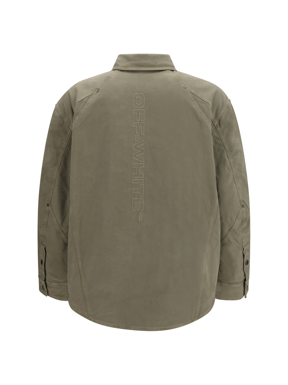 Off-White Men Racing Staff Cottvel Mil Sport Jacket OFF-WHITE