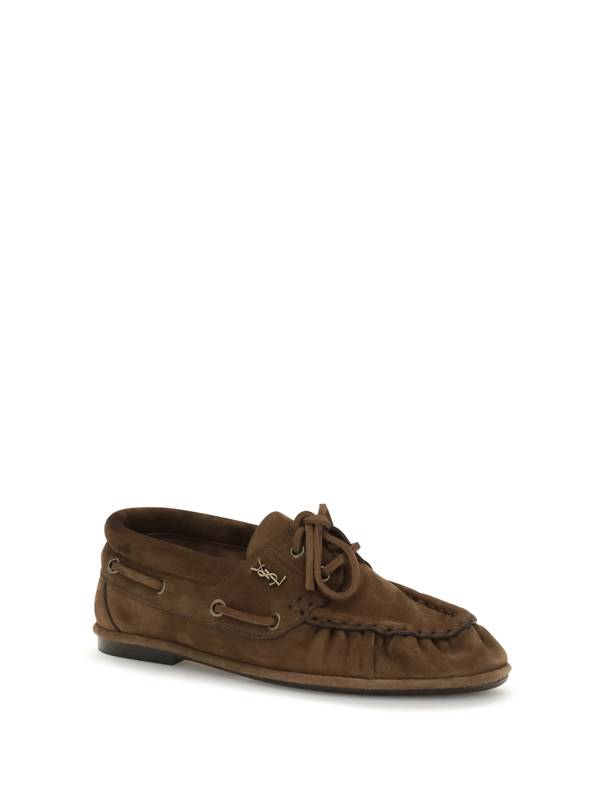 Saint Laurent Women Suede Loafers SAINT LAURENT