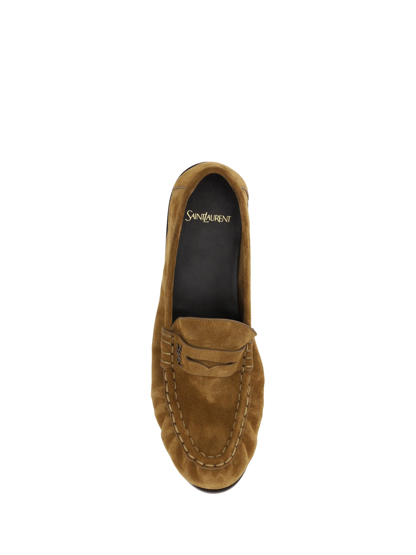 Saint Laurent Men Le Loafer Suede Loafers SAINT LAURENT