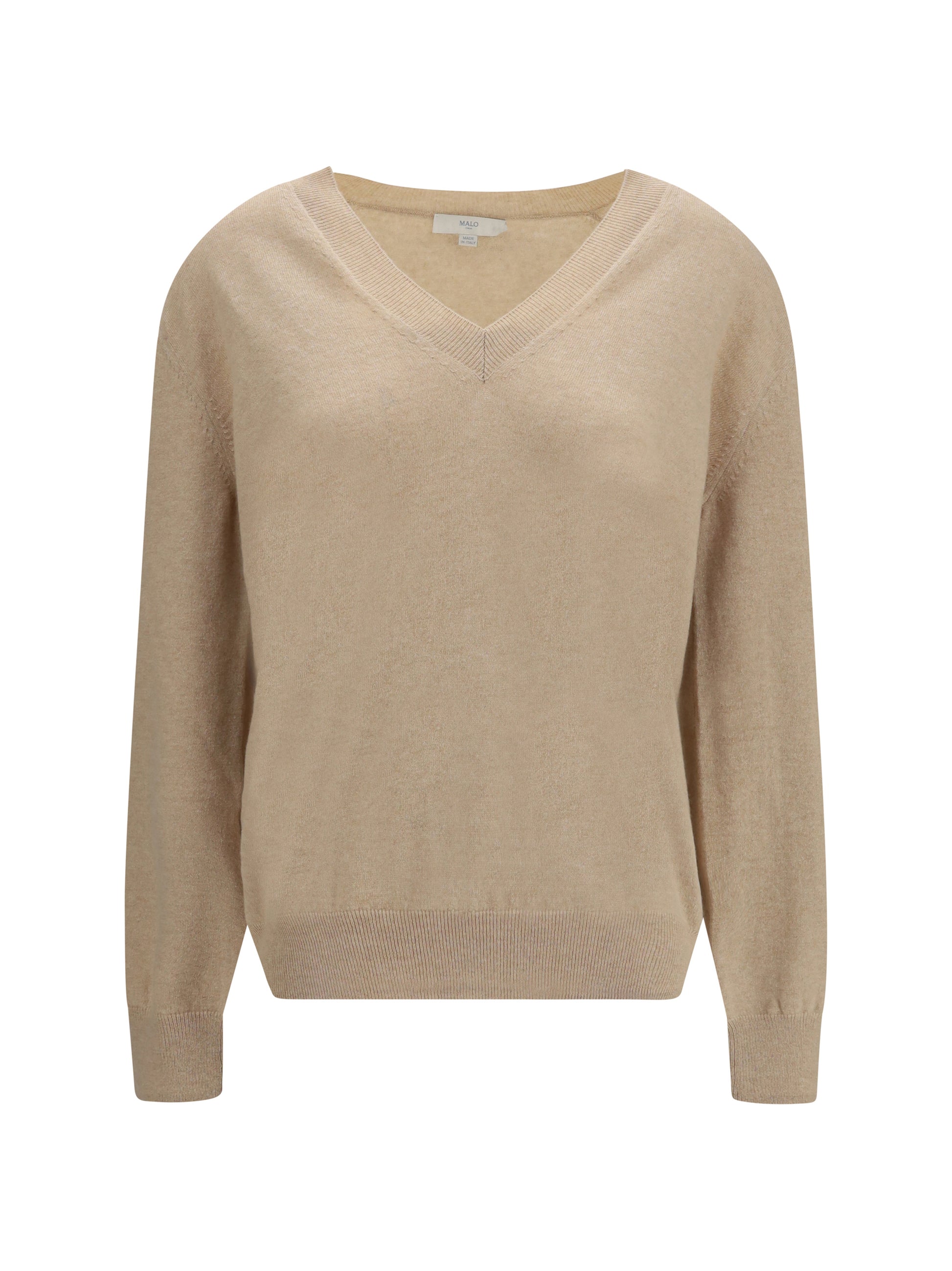 Malo Women Cashmere V-Neck Sweater MALO