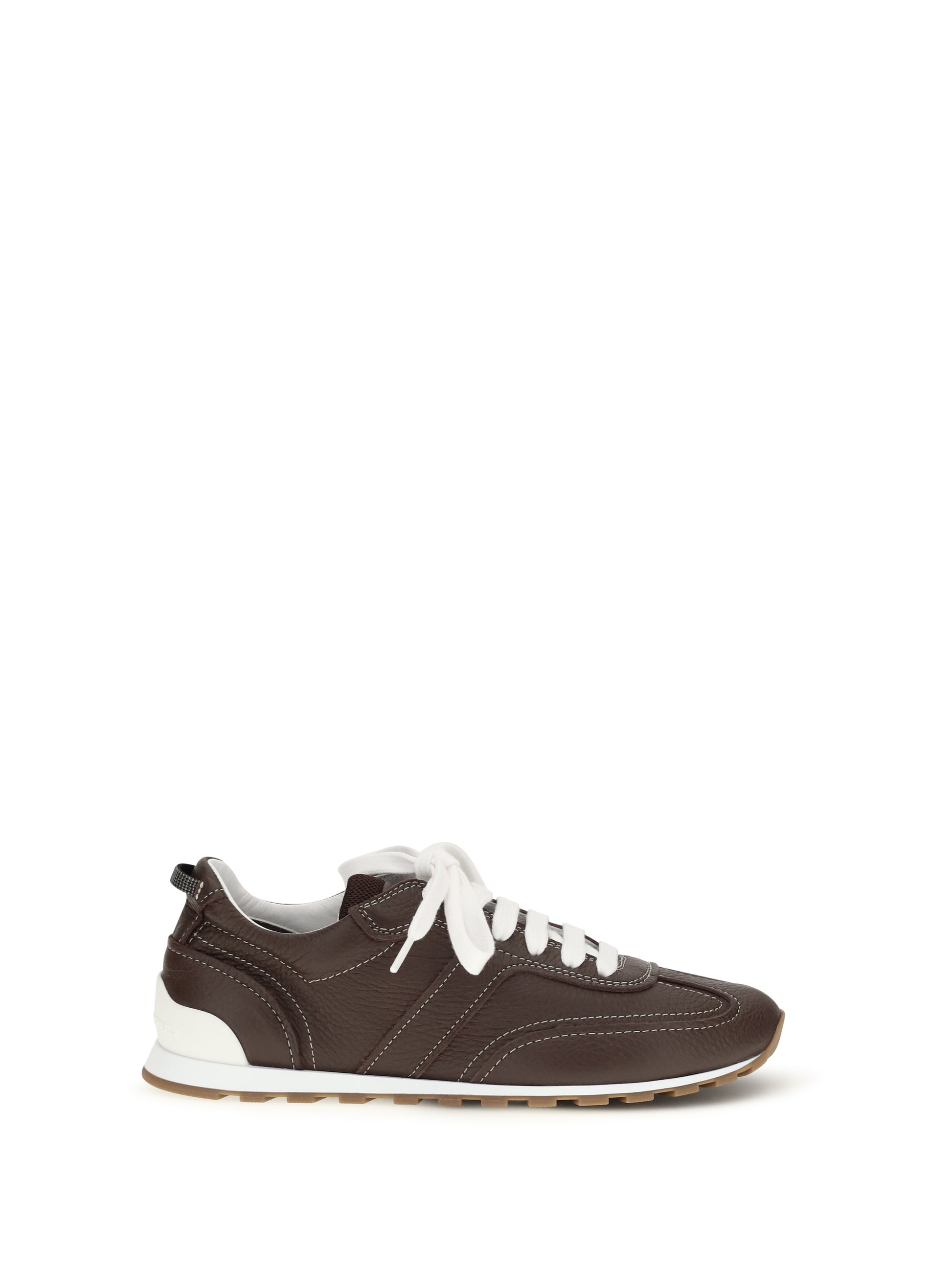 Brunello Cucinelli Women Leather Sneakers BRUNELLO CUCINELLI