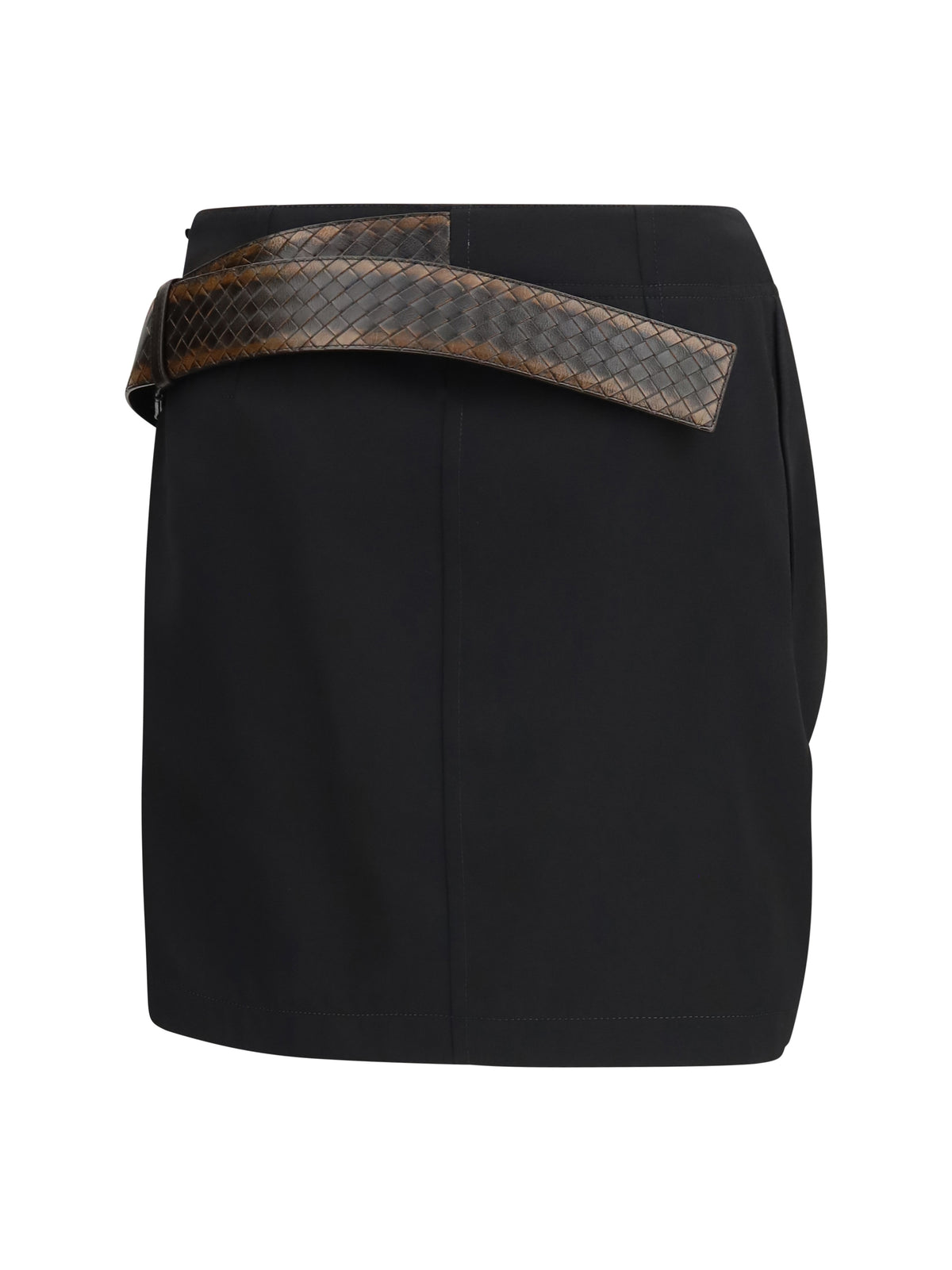 Bottega Veneta Women Grain De Poudre Wool Skirt BOTTEGA VENETA