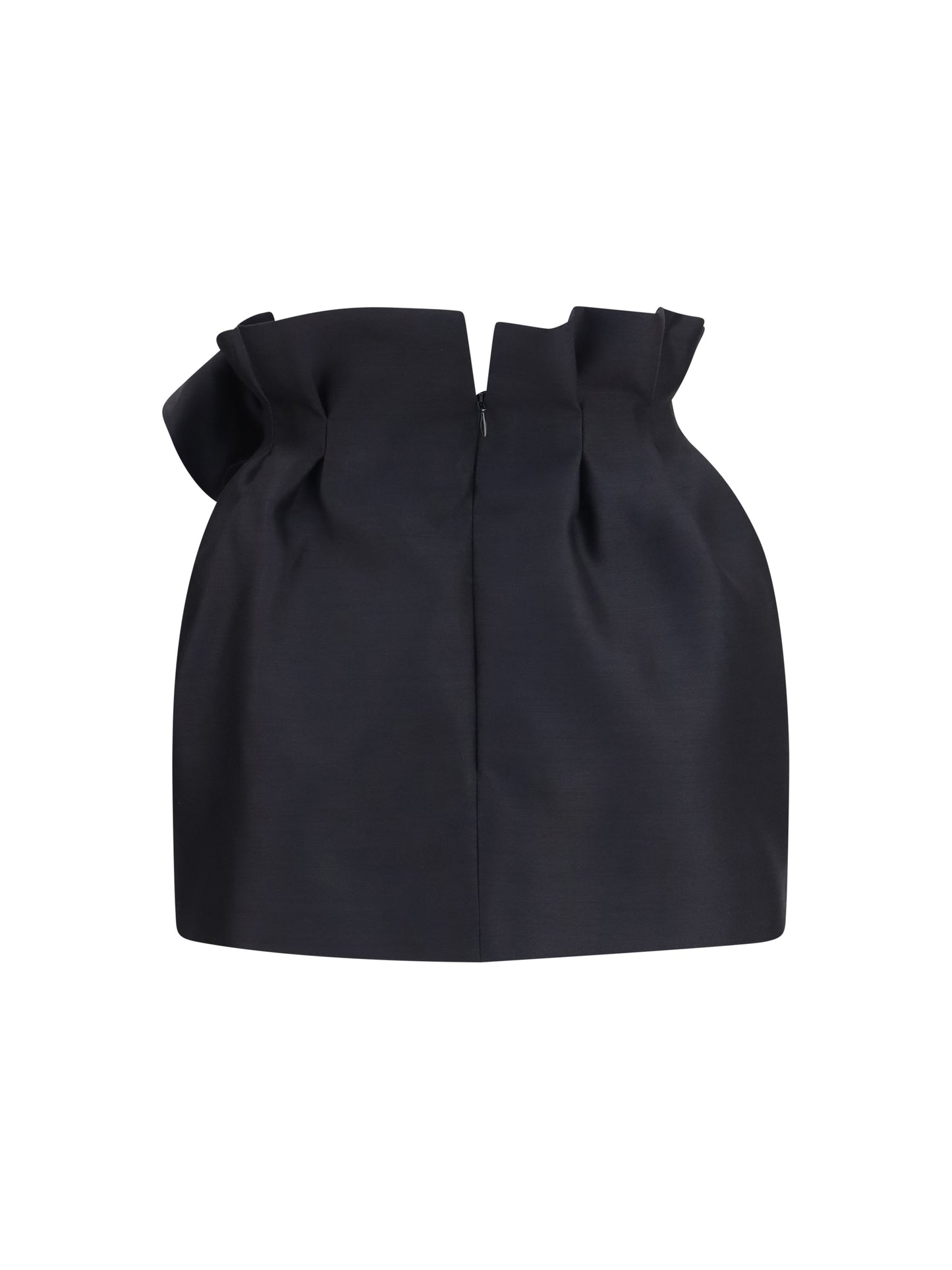 Magda Butrym Women Wool And Silk Mini Skirt With Floral Details