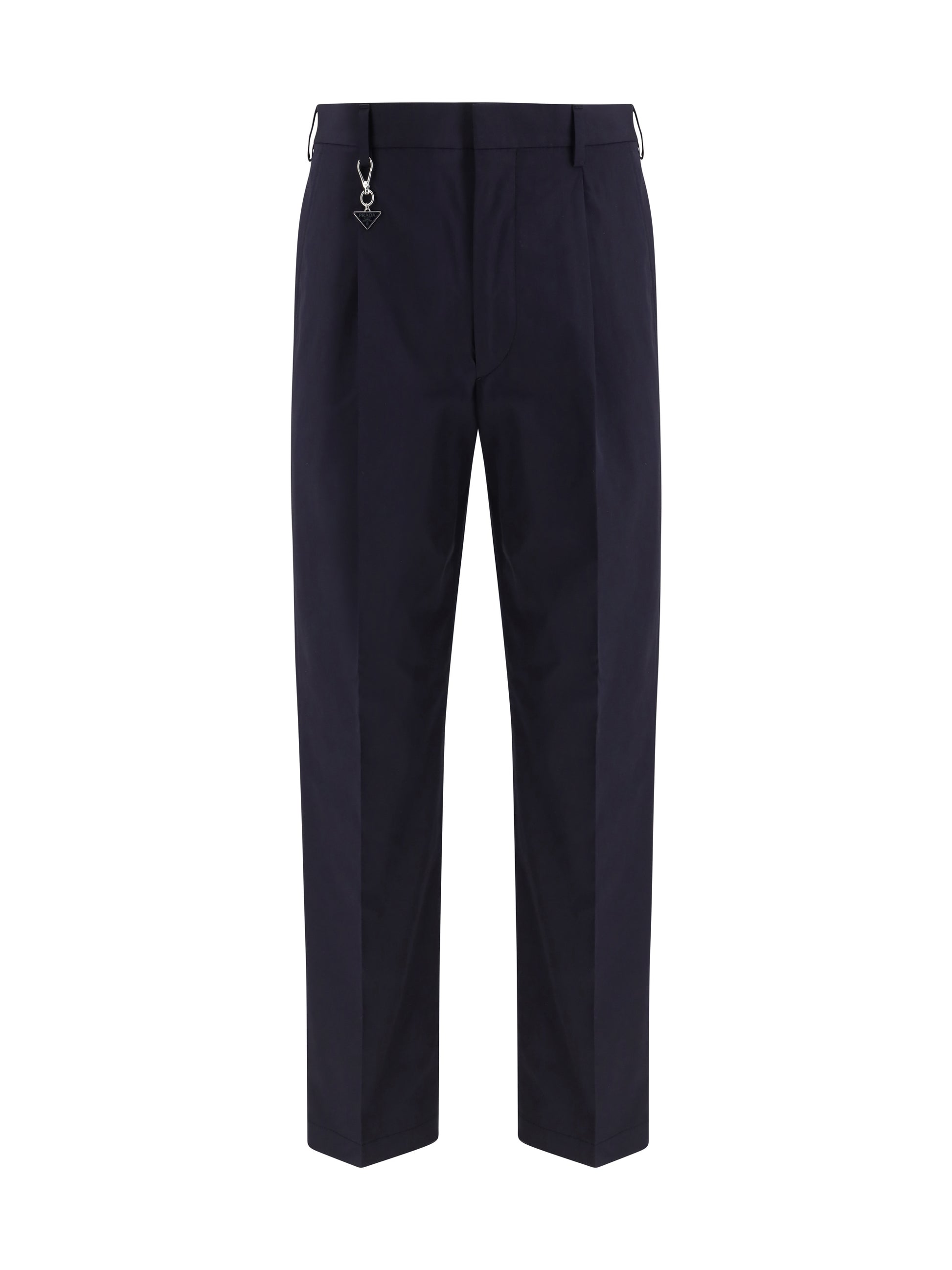 Prada Men Tailored Cotton Poplin Pants PRADA