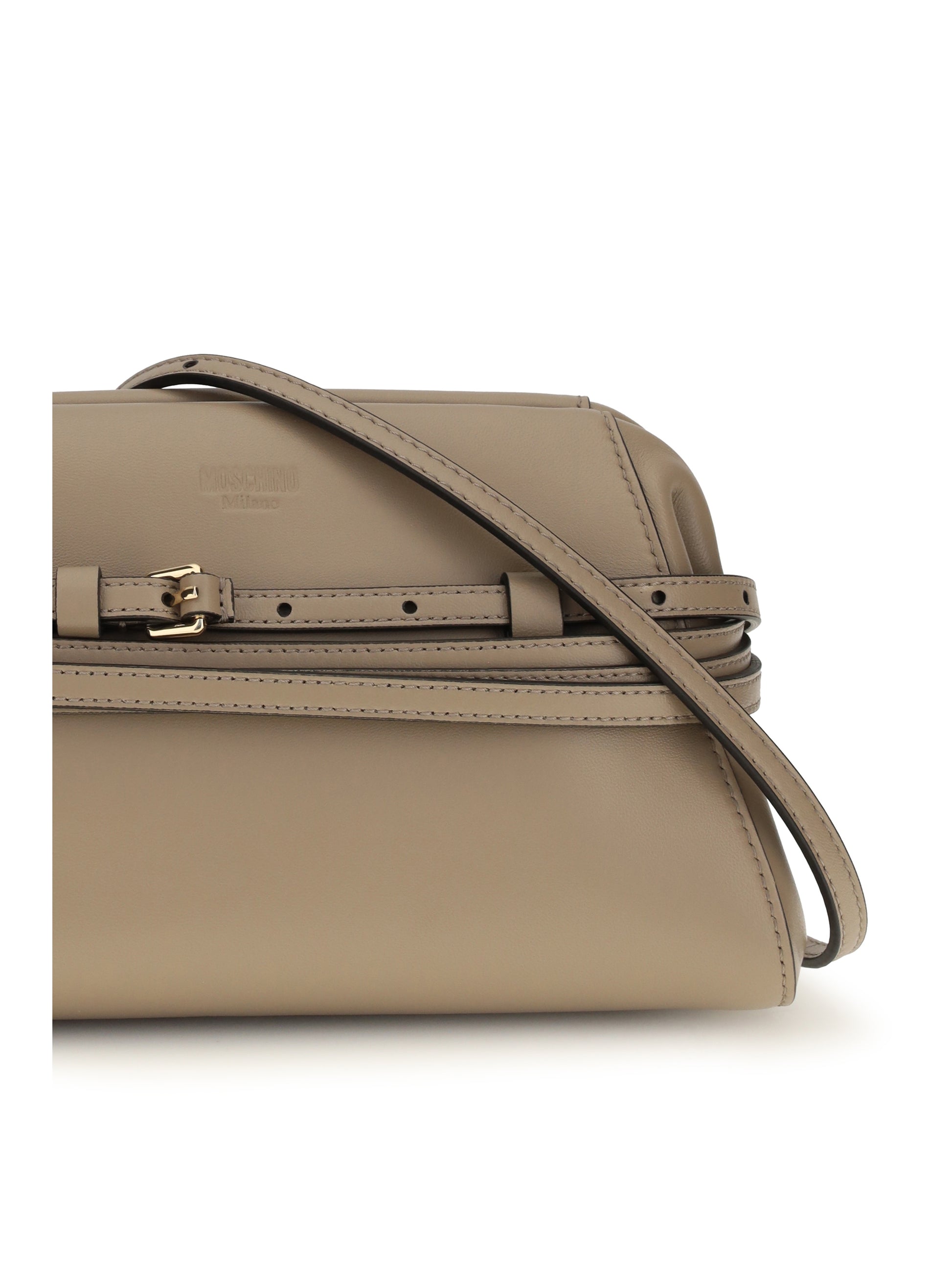 Moschino Women Belt-Detail Clutch MOSCHINO
