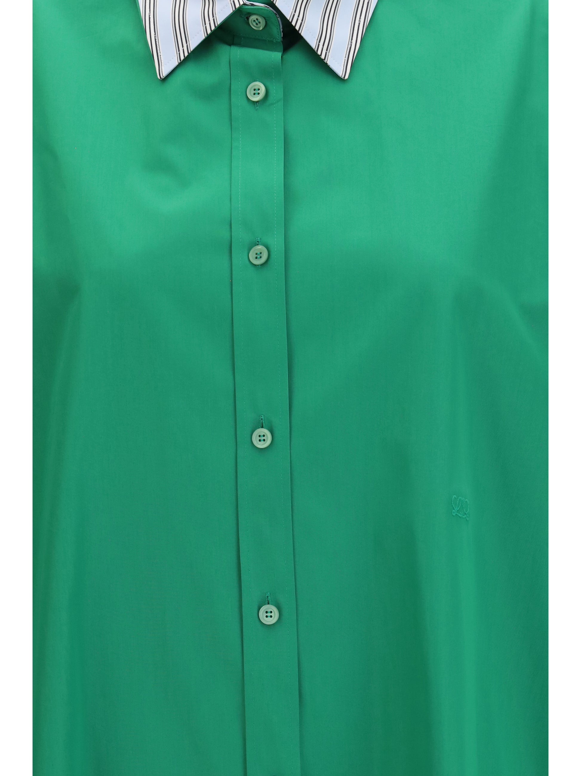 Loewe Women Cotton Chemisier Dress LOEWE