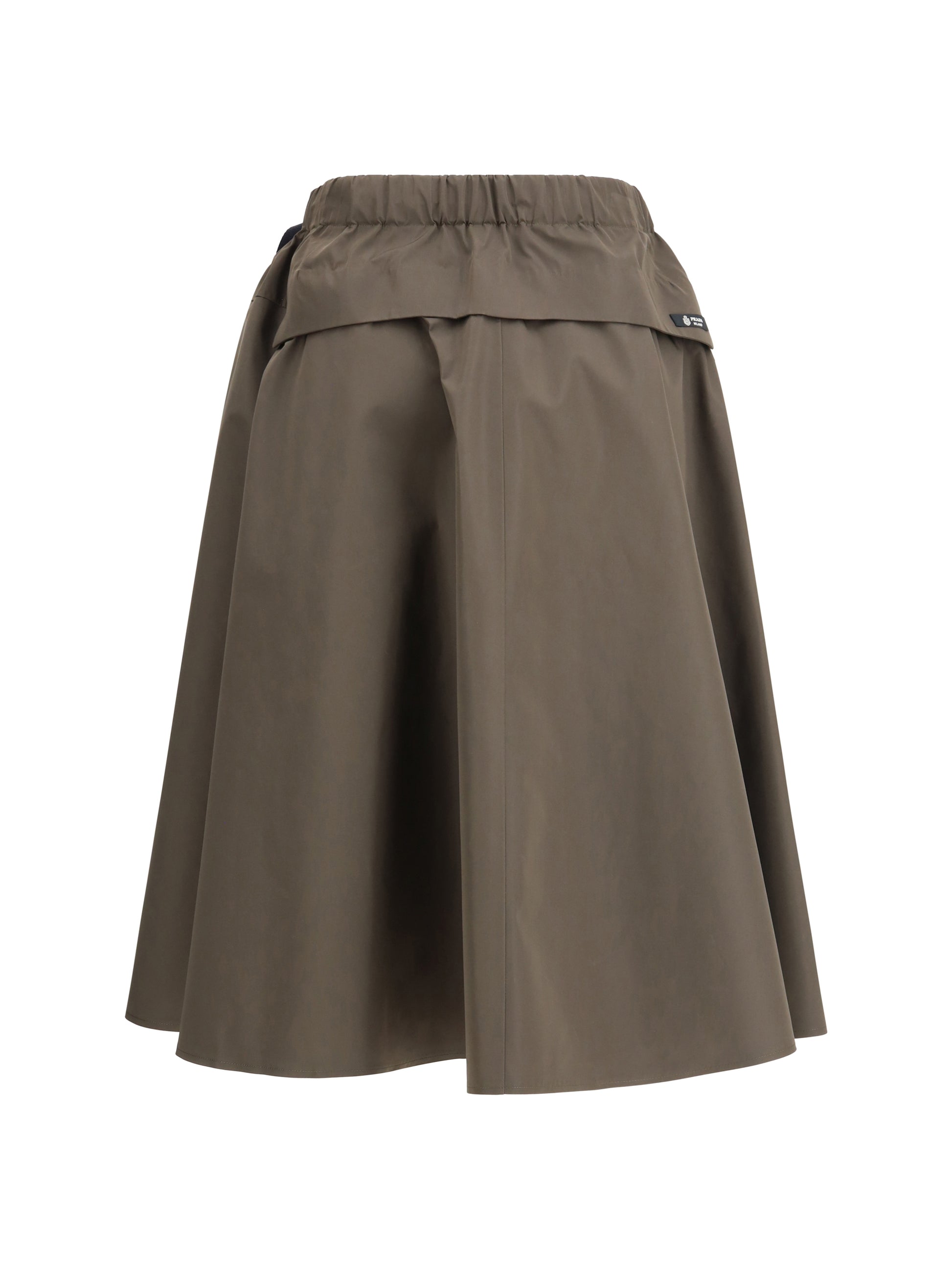 Prada Women Nylon Midi Skirt PRADA