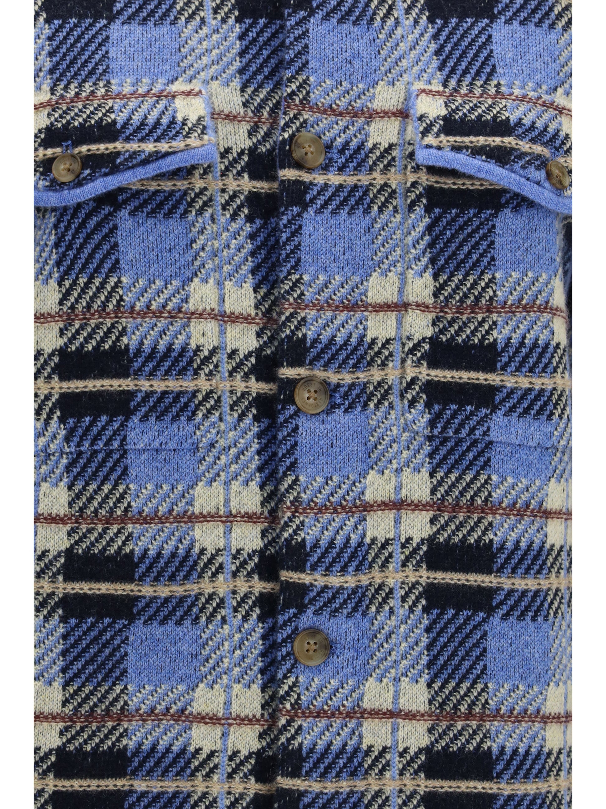 Guest In Residence Women Checked Cashmere Shirt GUEST IN RESIDENCE