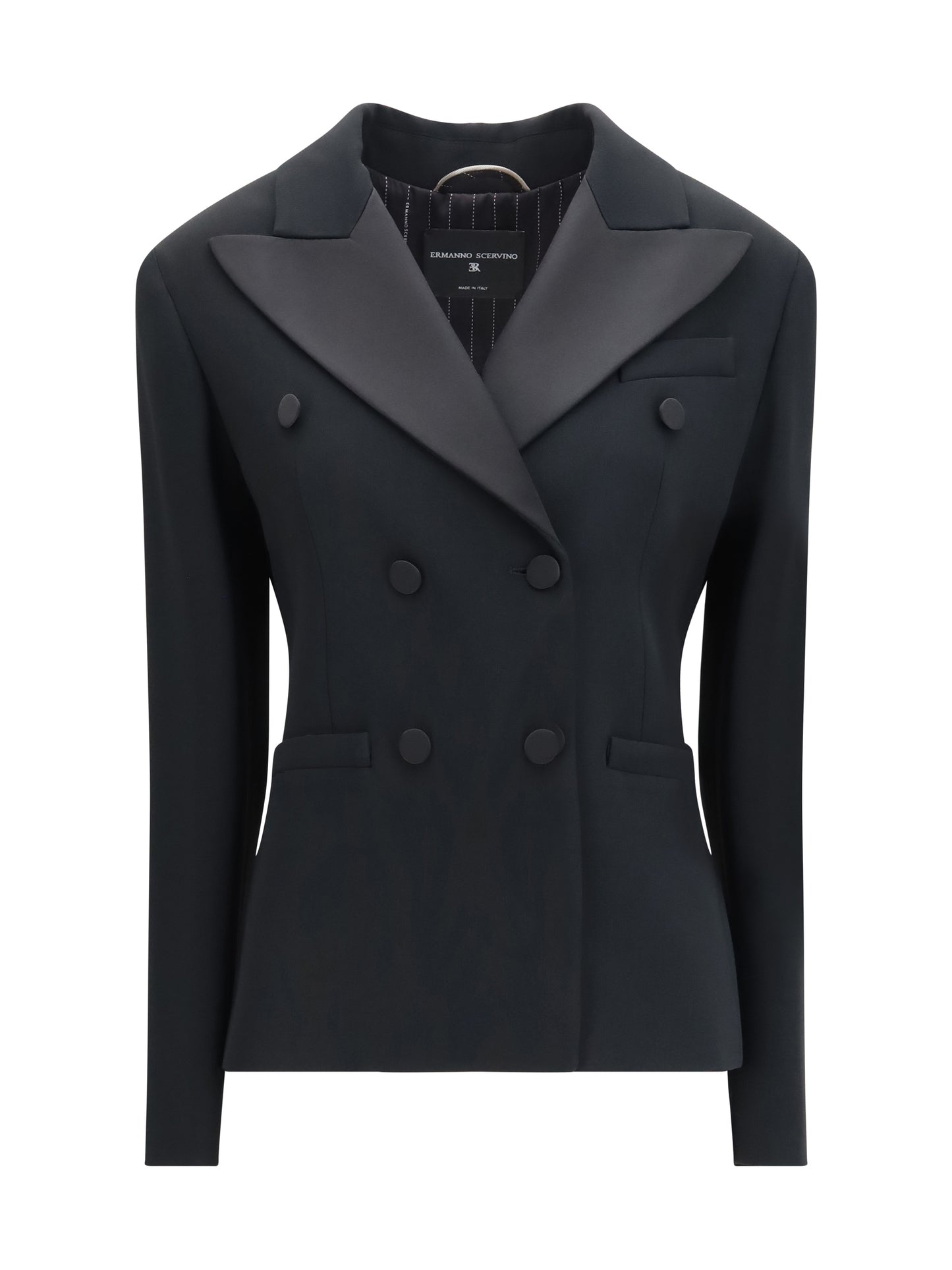 Ermanno Scervino Women Double-Breasted Tuxedo Jacket ERMANO SCERVINO