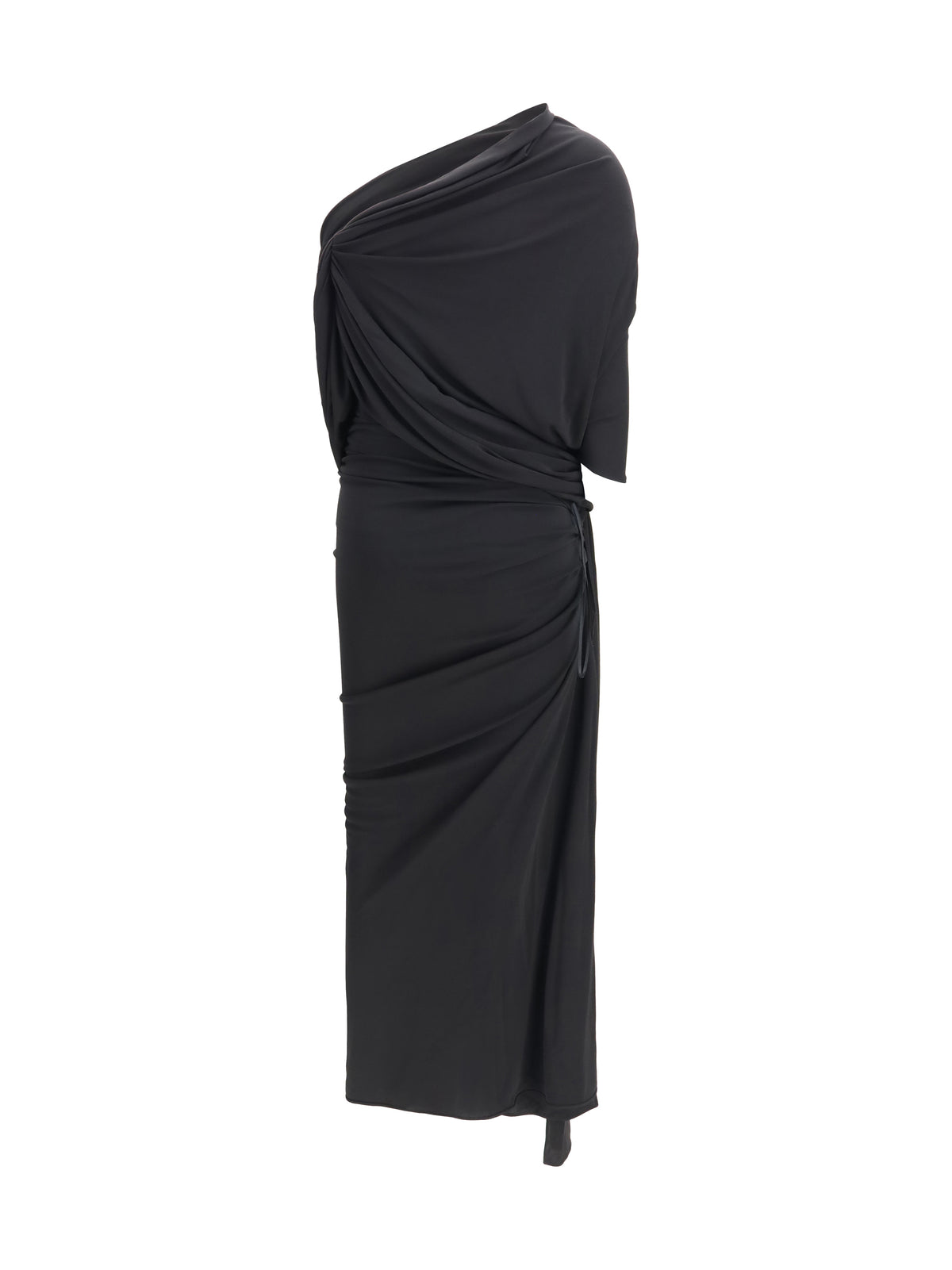 Balenciaga Women Draped Asymmetric Dress BALENCIAGA