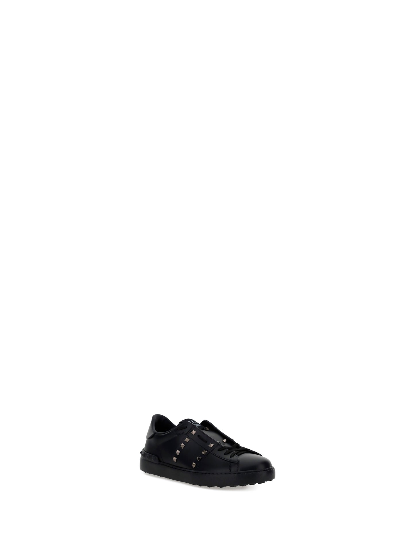 Valentino Garavani Men Rockstud Untitled Calf Leather Sneakers VALENTINO GARAVANI