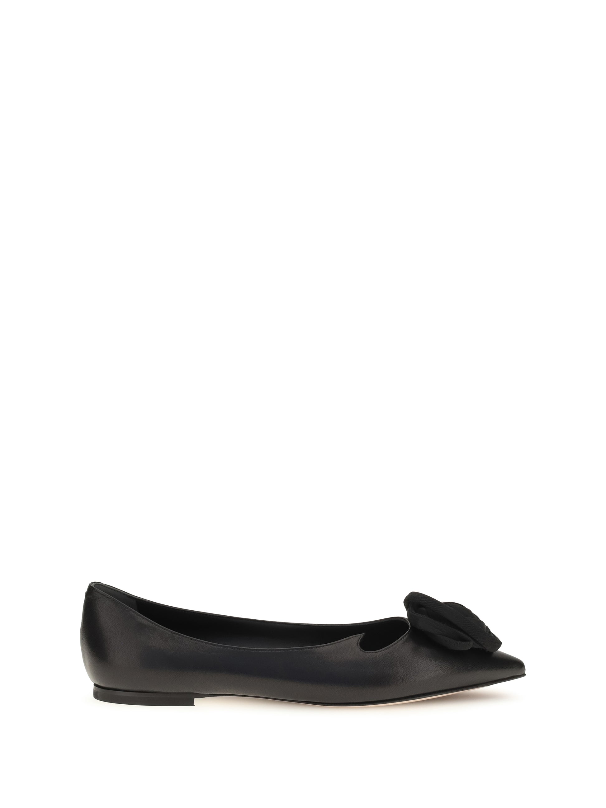 Roger Vivier Women Suede Rose Vivier Ballerinas ROGER VIVIER