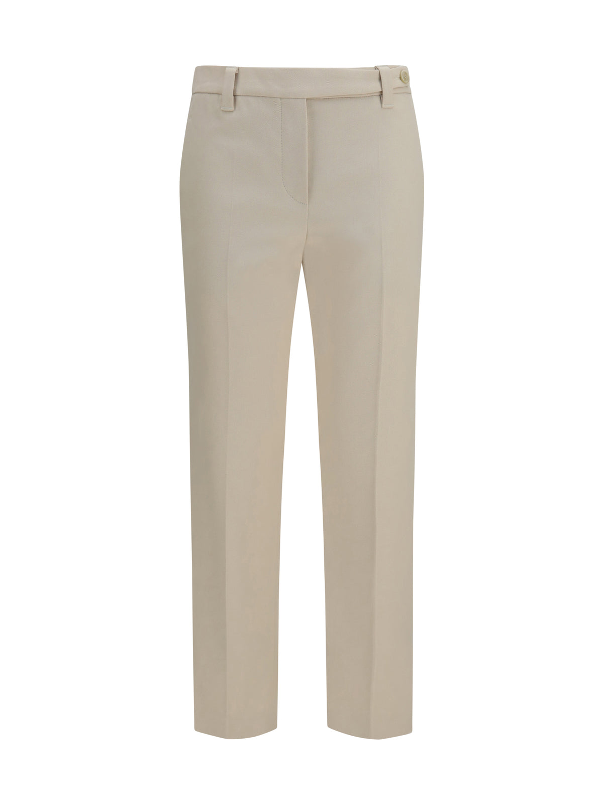 Brunello Cucinelli Women Tailored Cotton Pants BRUNELLO CUCINELLI