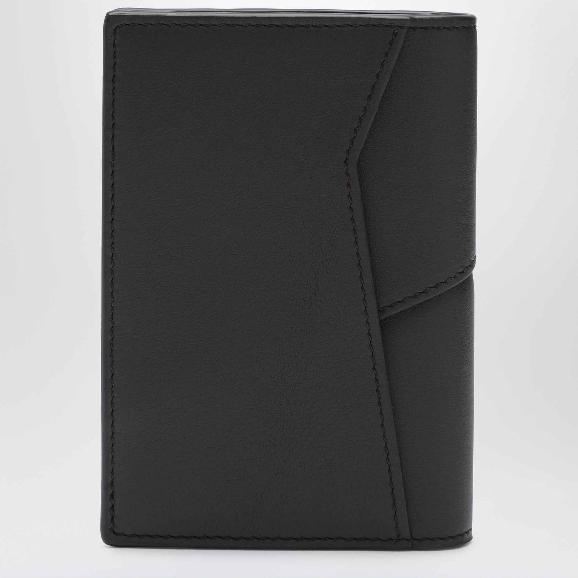 Loewe Dark Grey Leather Puzzle Bi-Fold Cardholder Men LOEWE