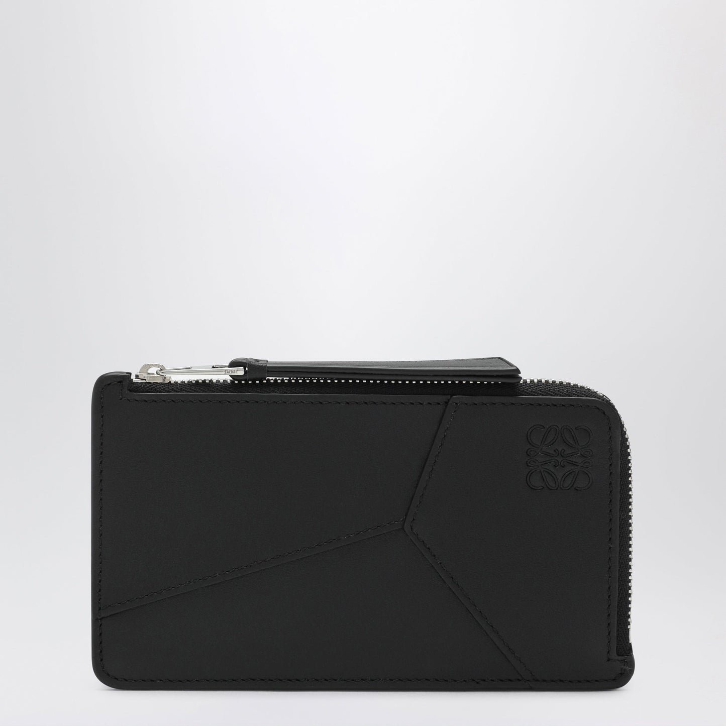 Loewe Black Leather Puzzle Coin Purse With Cardholder Men LOEWE