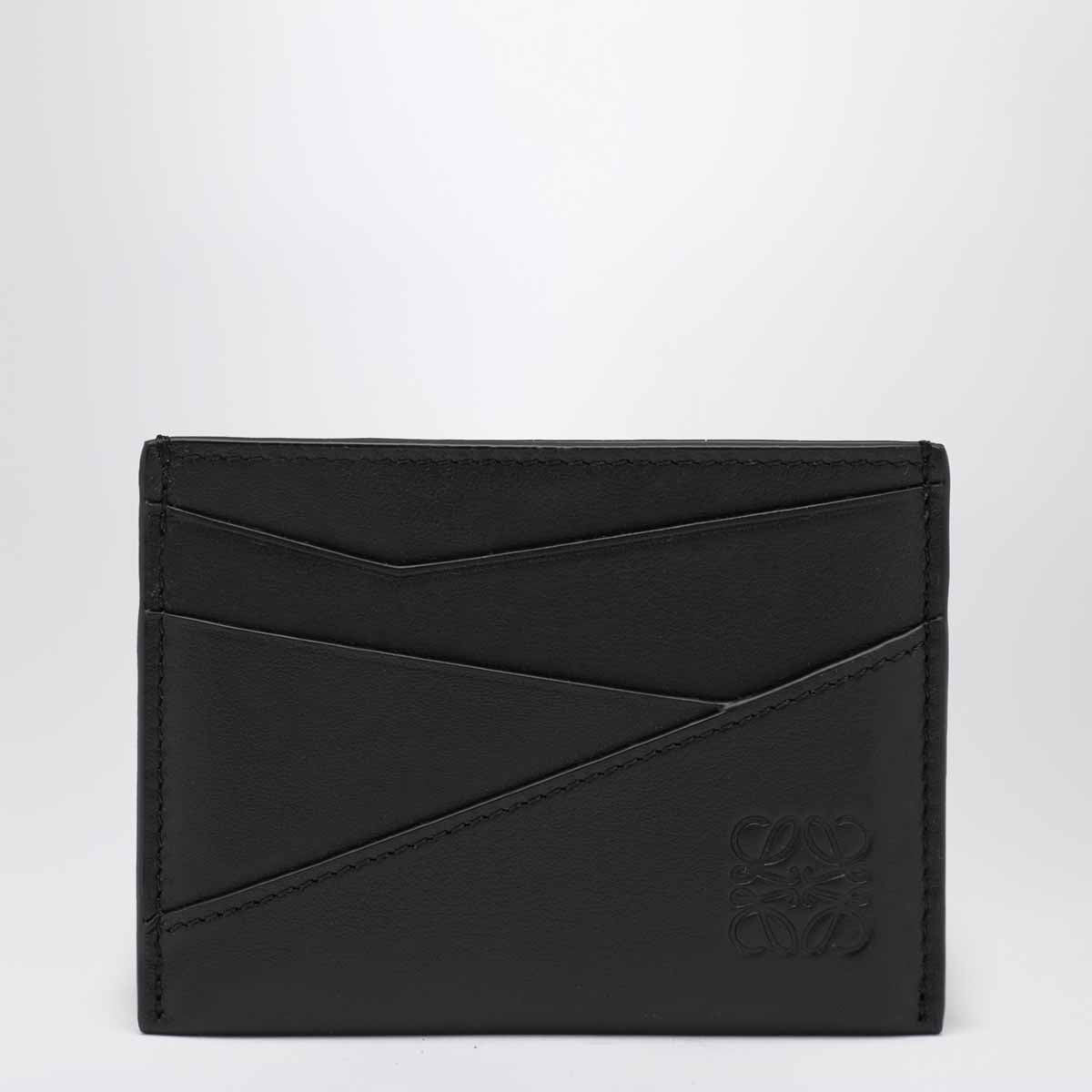 Loewe Black Leather Puzzle Card Holder Men LOEWE
