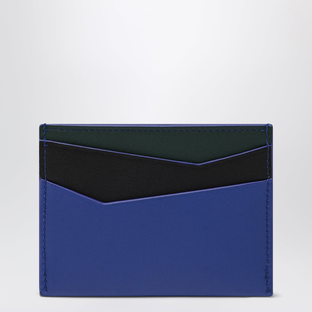 Loewe Black/Blue Puzzle Card Holder Men LOEWE
