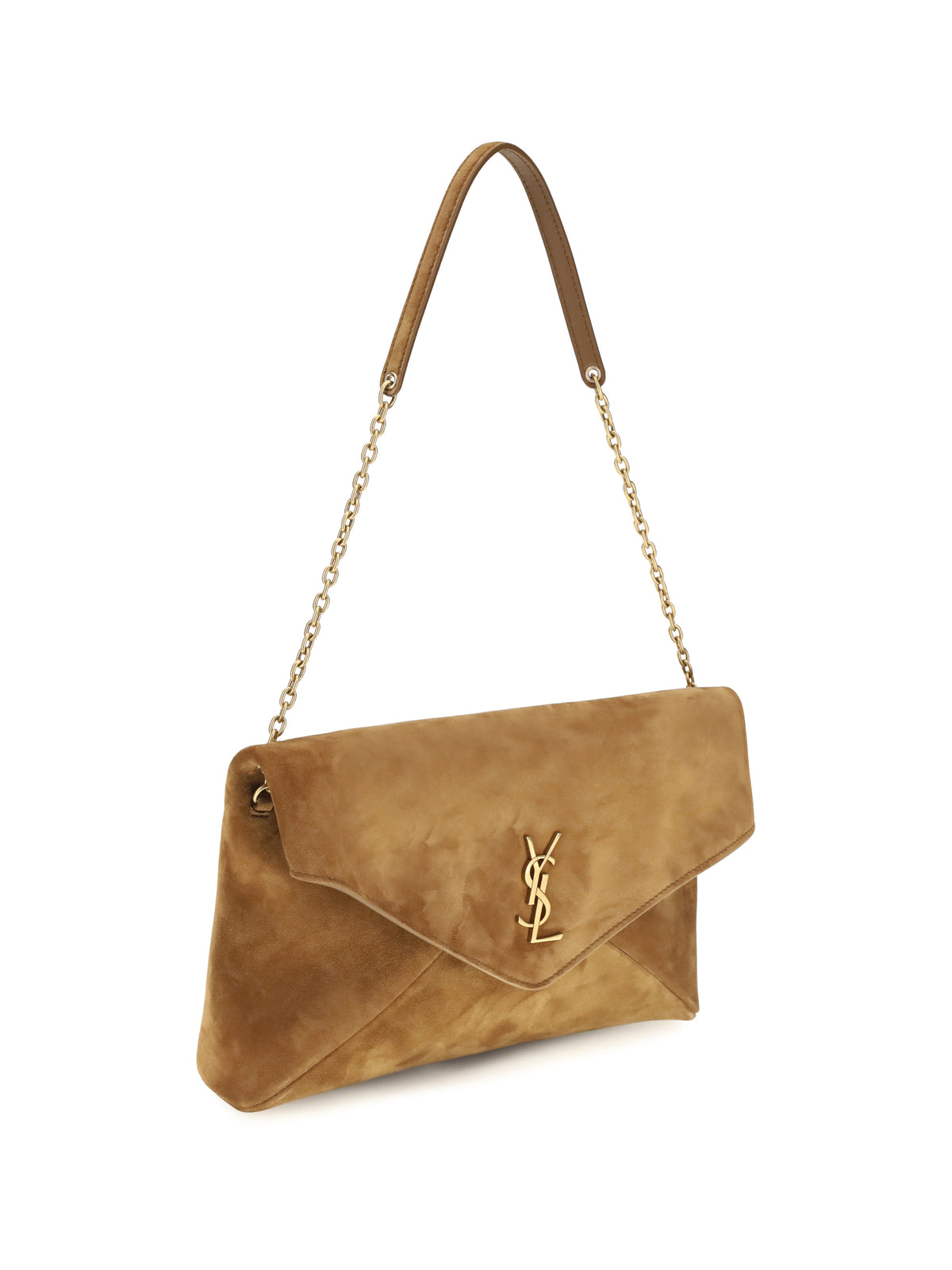 Saint Laurent Women Cassandre Suede Shoulder Bag SAINT LAURENT
