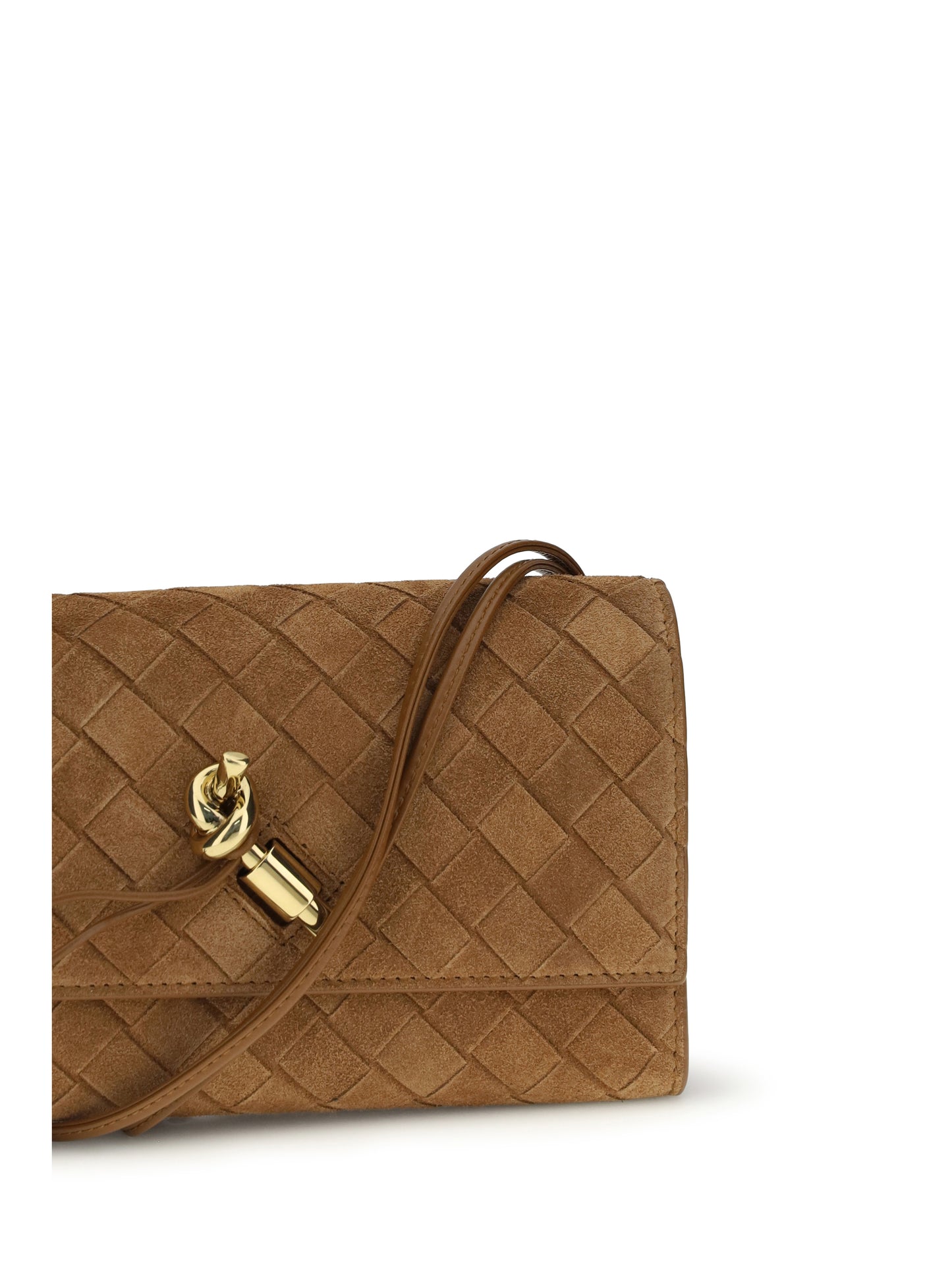 Bottega Veneta Women Andiamo Clutch With Shoulder Strap BOTTEGA VENETA