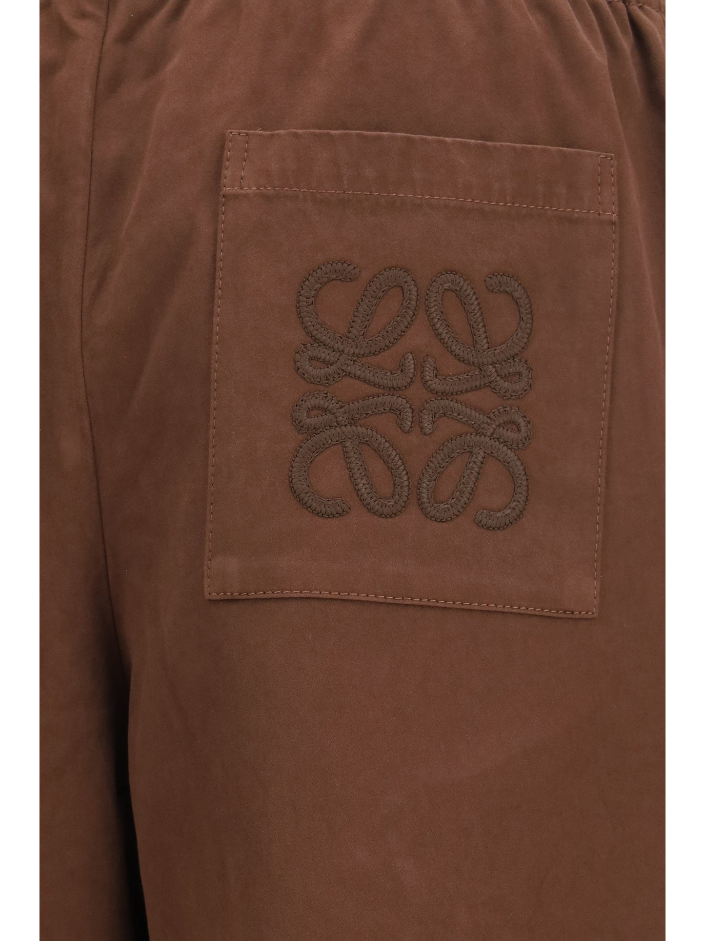 Loewe Men Drawstring Cotton Pants LOEWE
