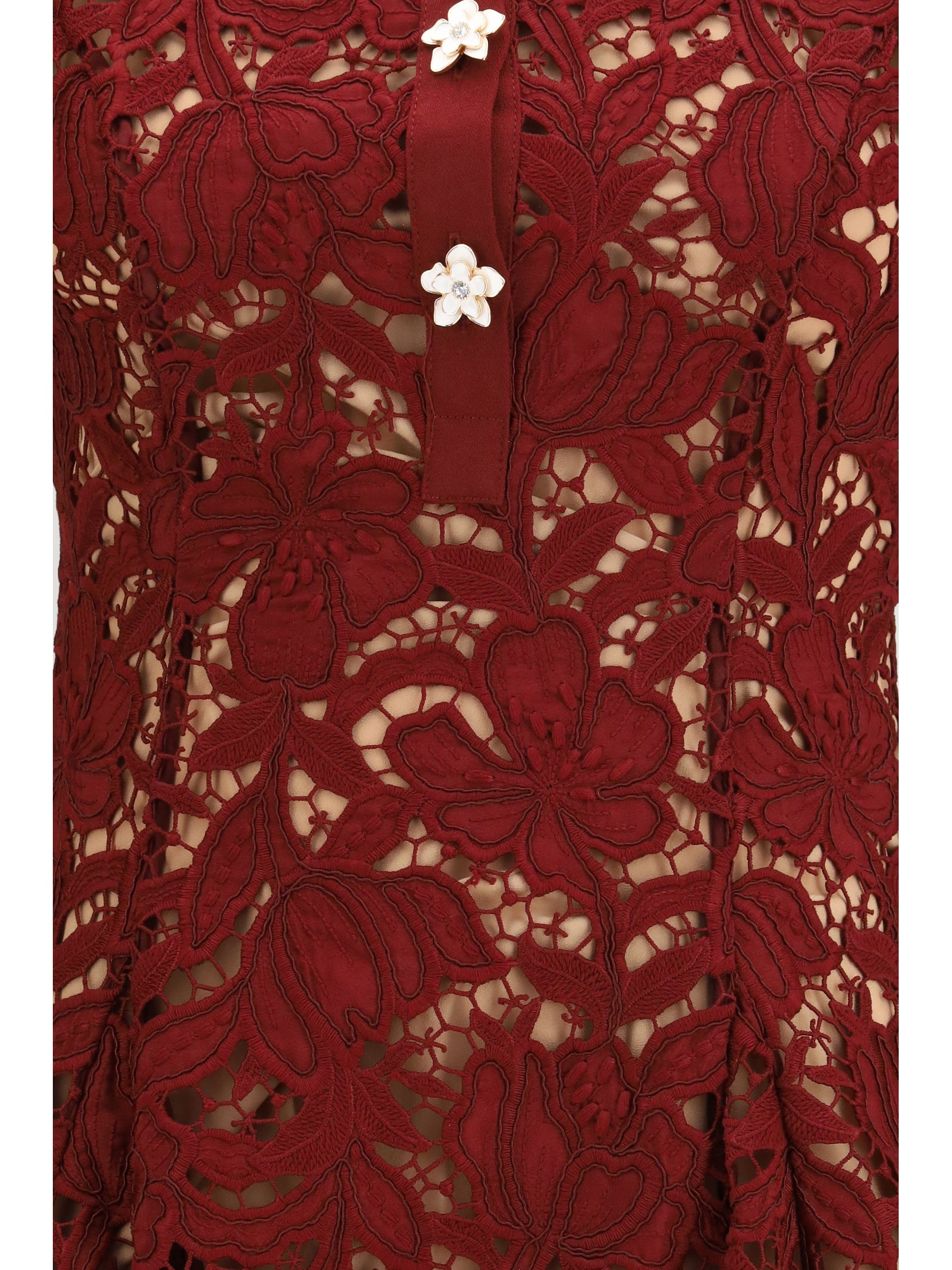 Self-Portrait Women Short Lace Dress SELF-PORTRAIT
