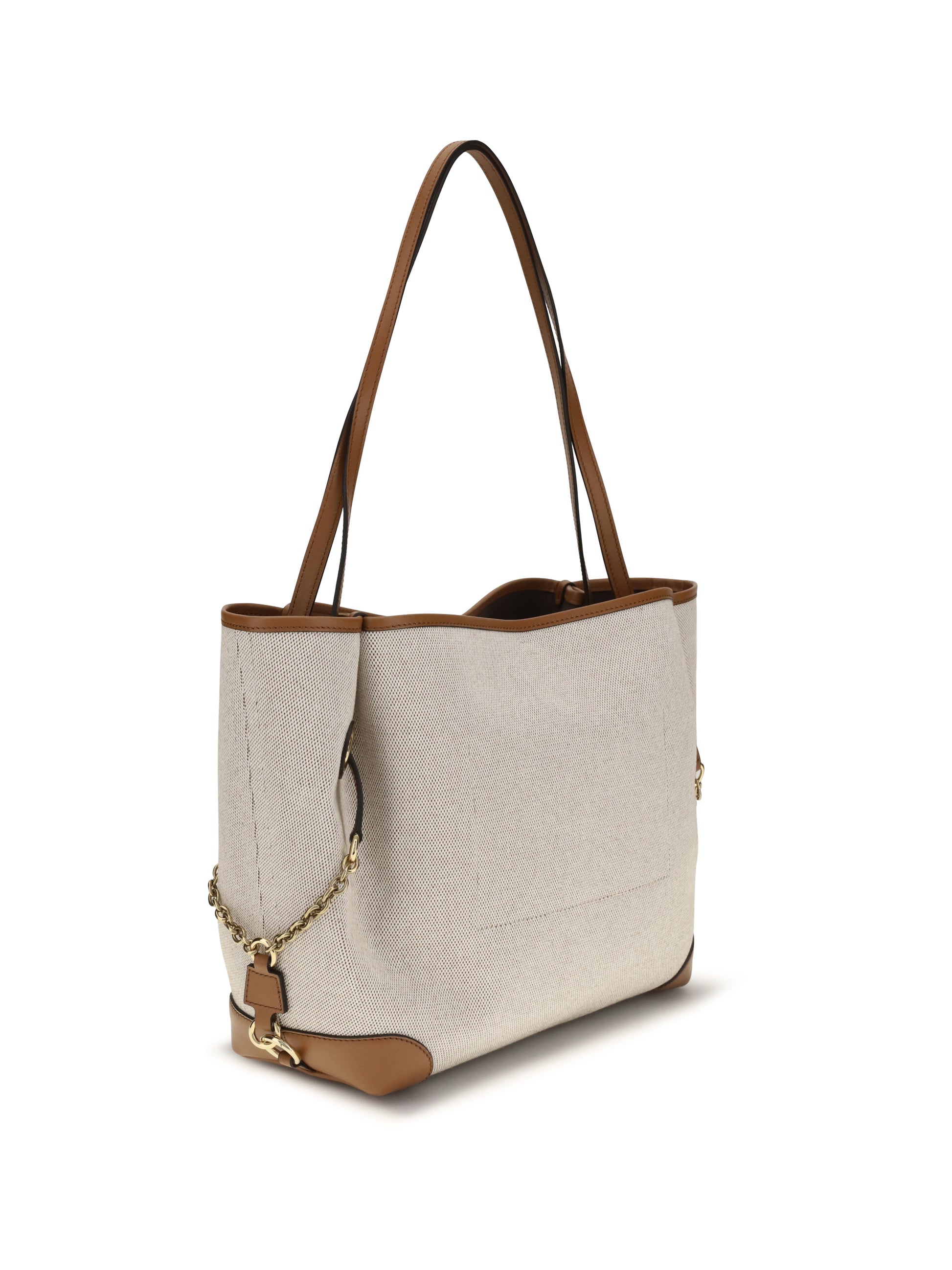 Chloé Women Clover Tote Bag In Canvas CHLOE