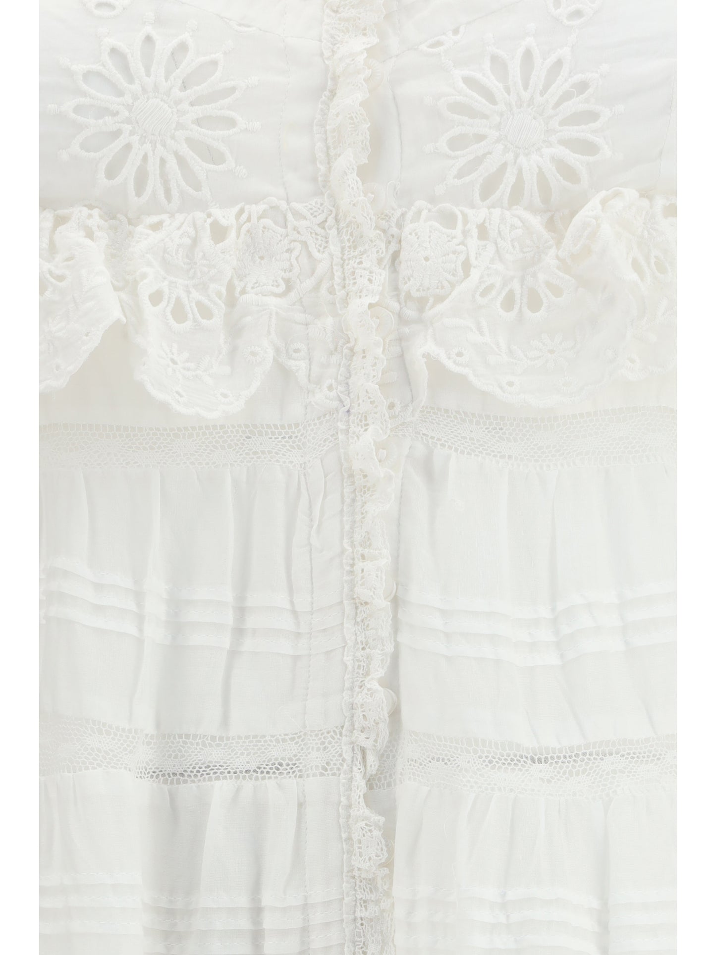 Marant Etoile Women Paule Long Ruffled Dress ISABEL MARANT ETOILE