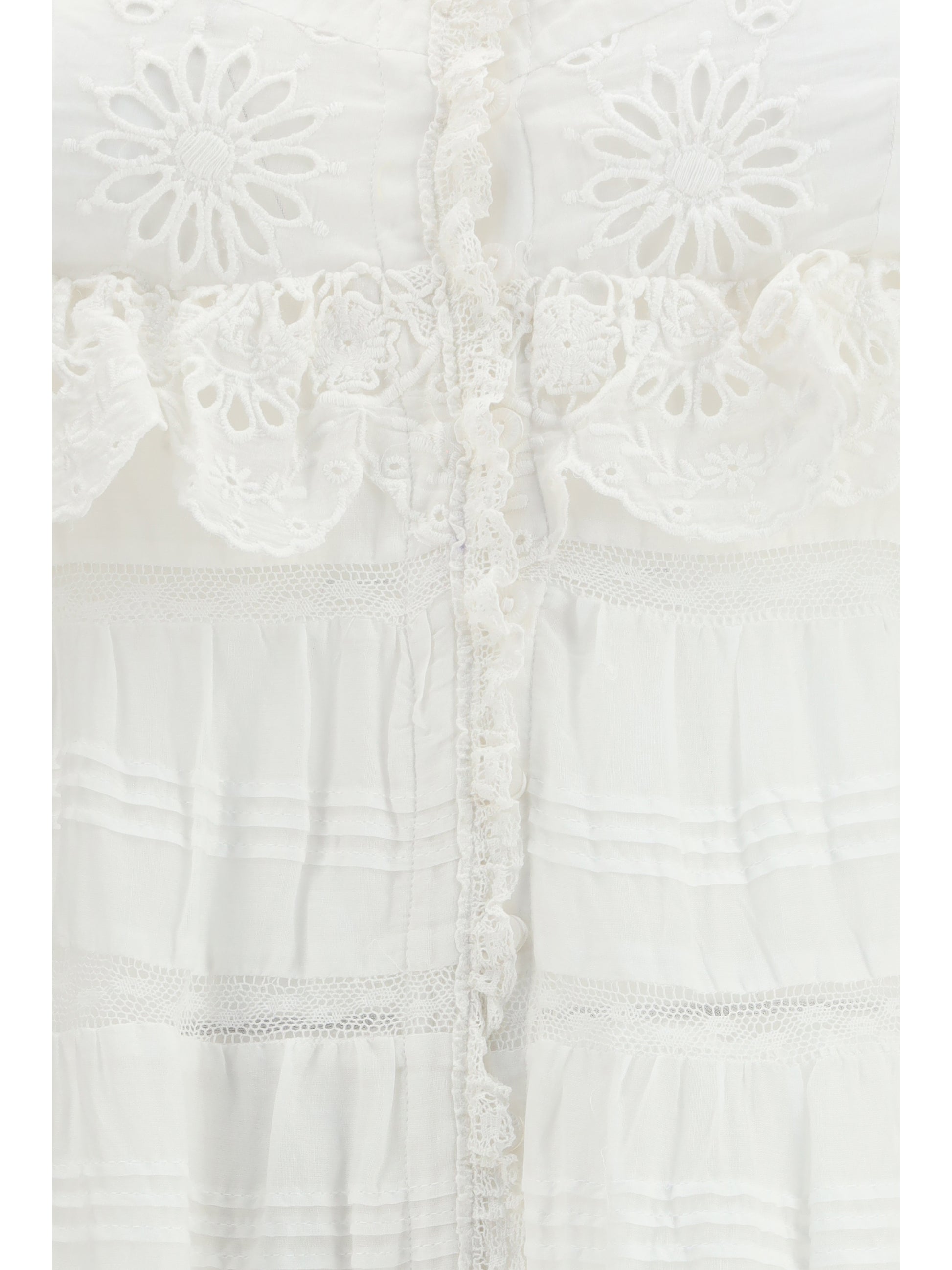 Marant Etoile Women Paule Long Ruffled Dress ISABEL MARANT ETOILE