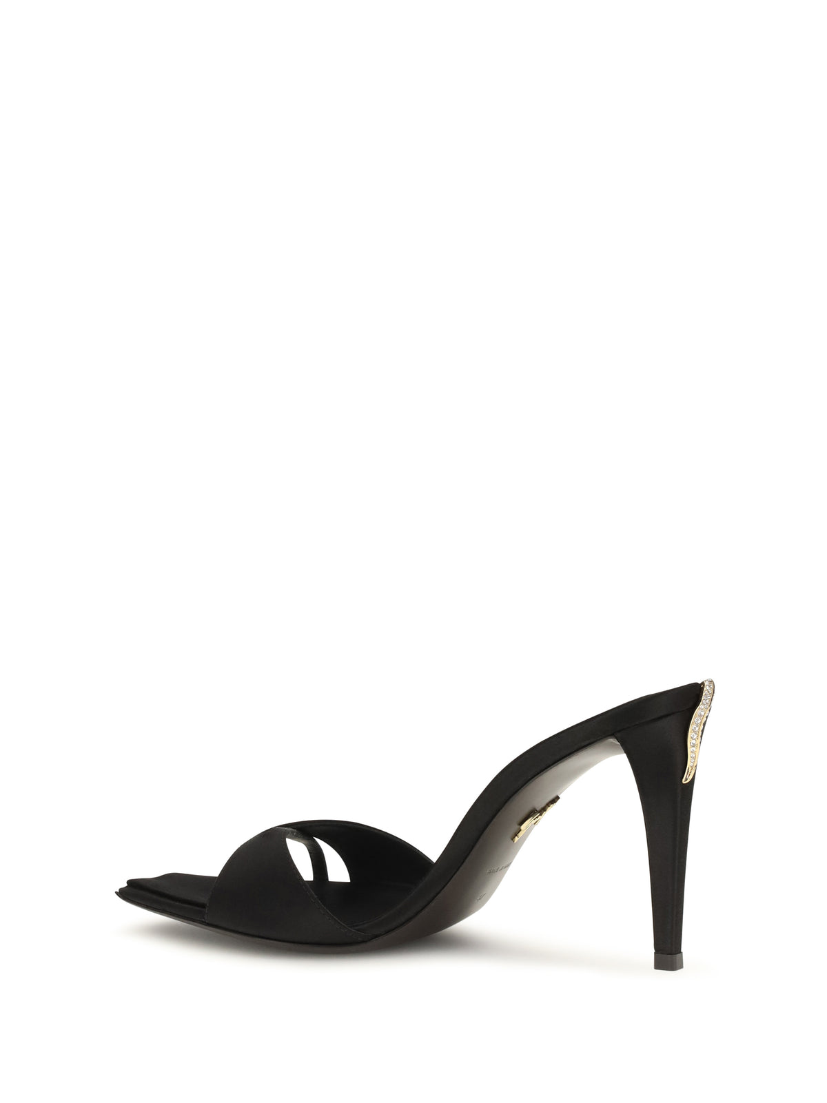Giuseppe Zanotti Women Salamander Satin Mules Sandals GIUSEPPE ZANOTTI