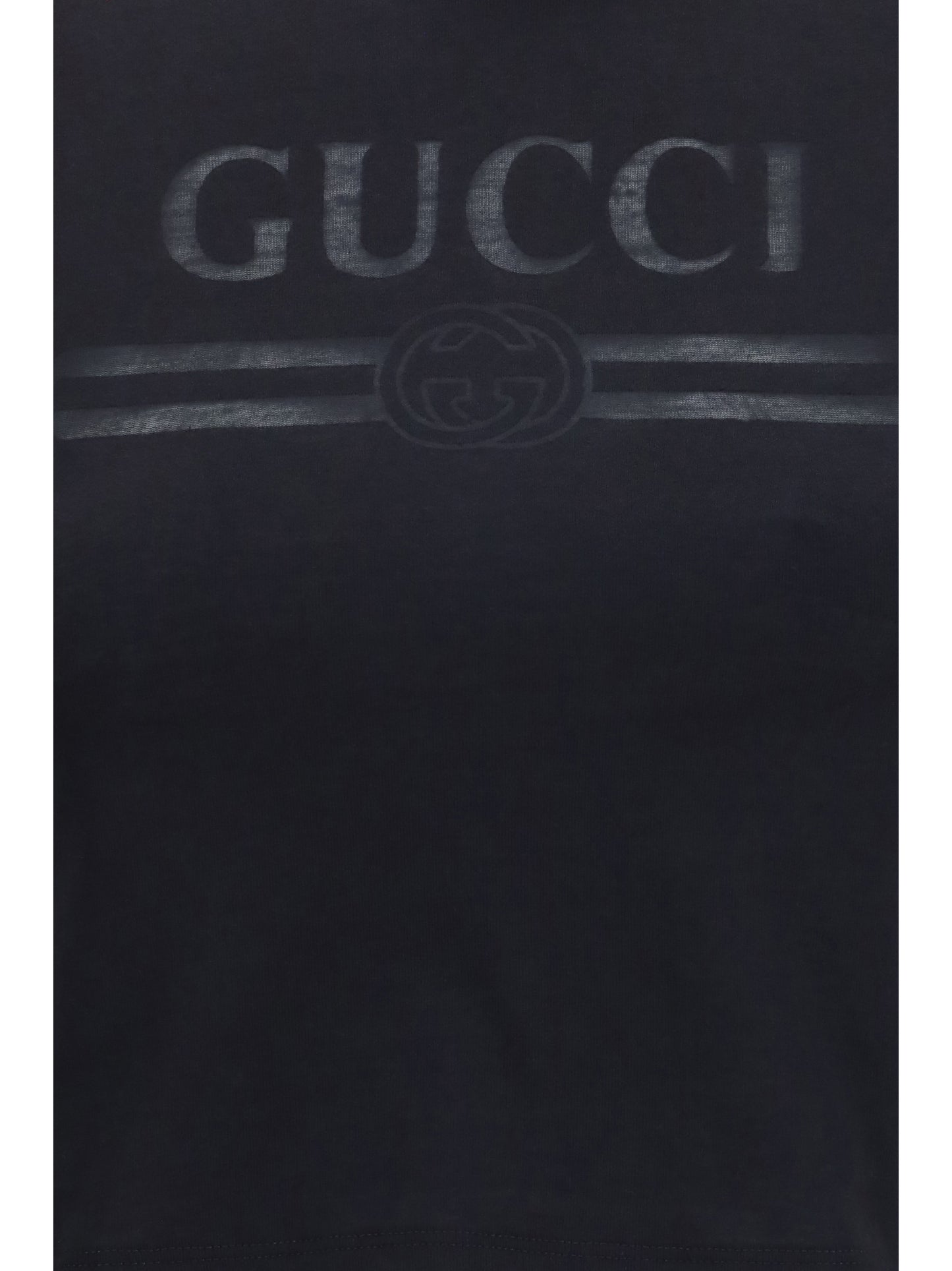 Gucci Women Cotton Jersey T-Shirt With Devoré Detail GUCCI
