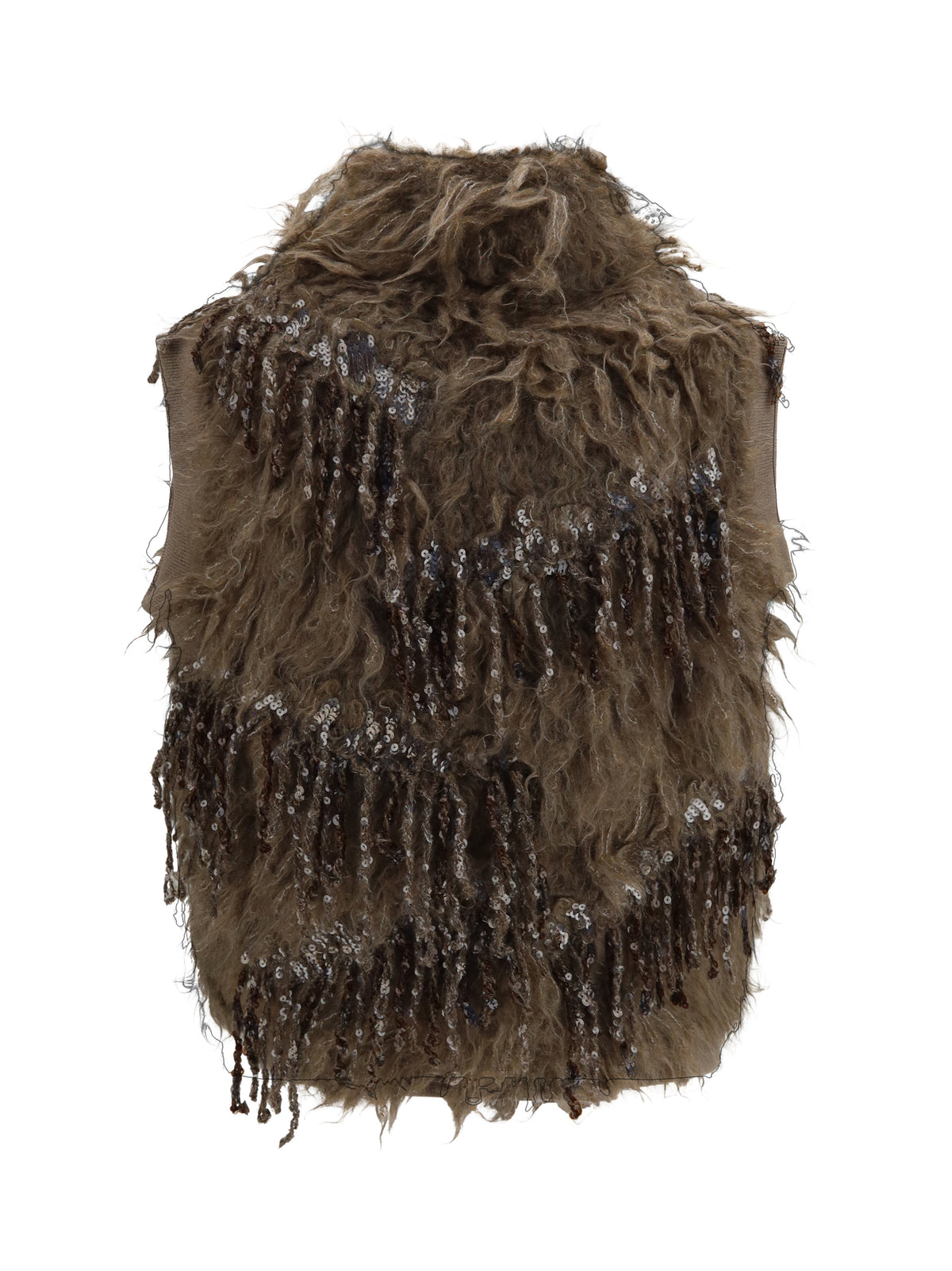 Brunello Cucinelli Women Mohair-Blend Sequin Zip Cardigan BRUNELLO CUCINELLI