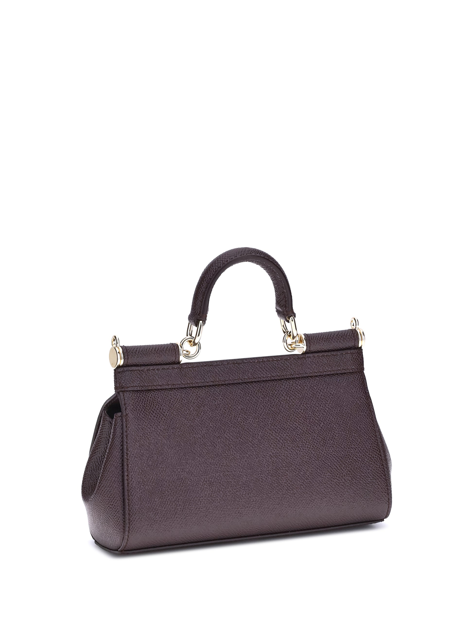 Dolce & Gabbana Women Sicily Small Leather Handbag DOLCE & GABBANA