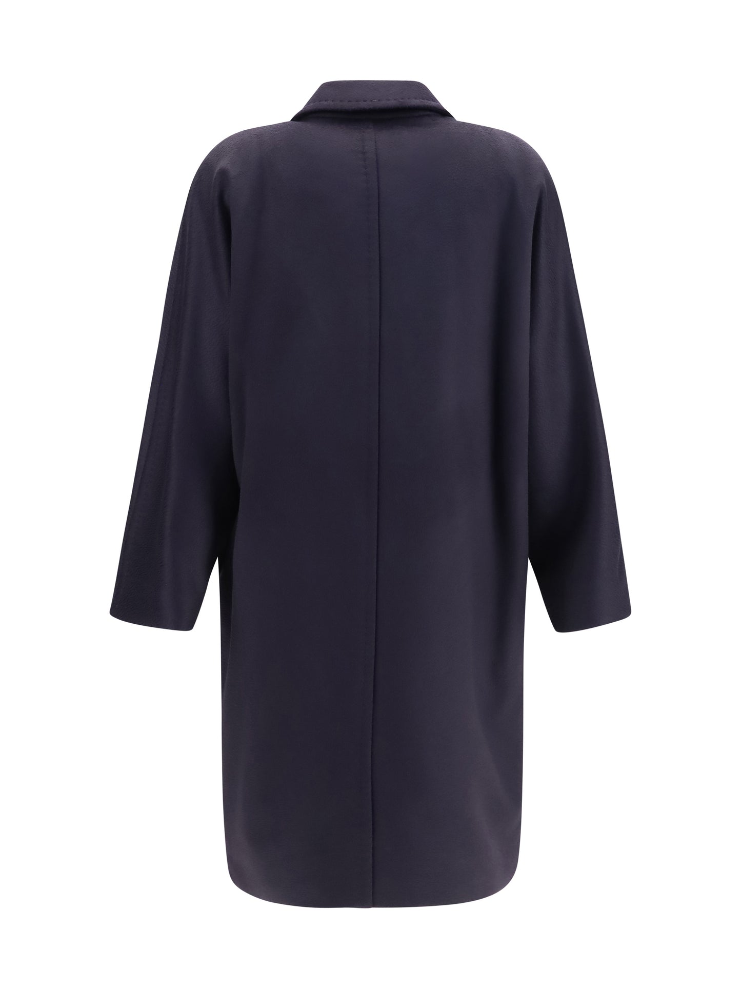 Max Mara Studio Women Double Breasted Wool Drap Coat MAX MARA STUDIO