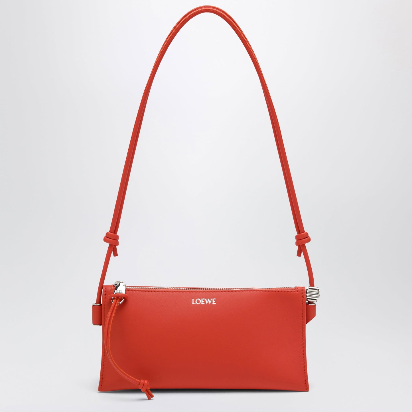 Loewe Joya Pouch In Orange Calfskin Nappa Leather Women LOEWE