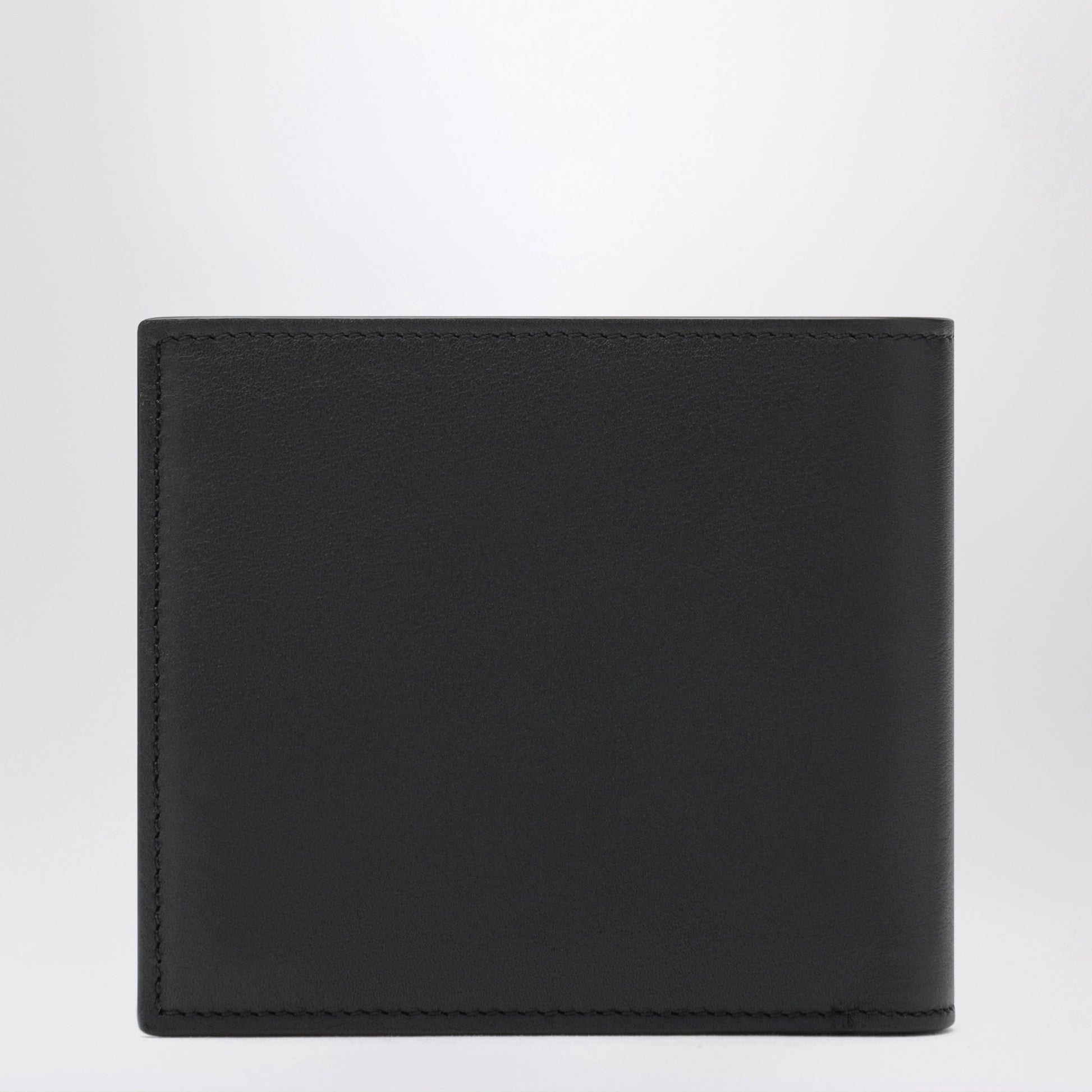Loewe Flag Bifold Wallet With Coin Pocket In Black / Tropical Green Leather Men LOEWE