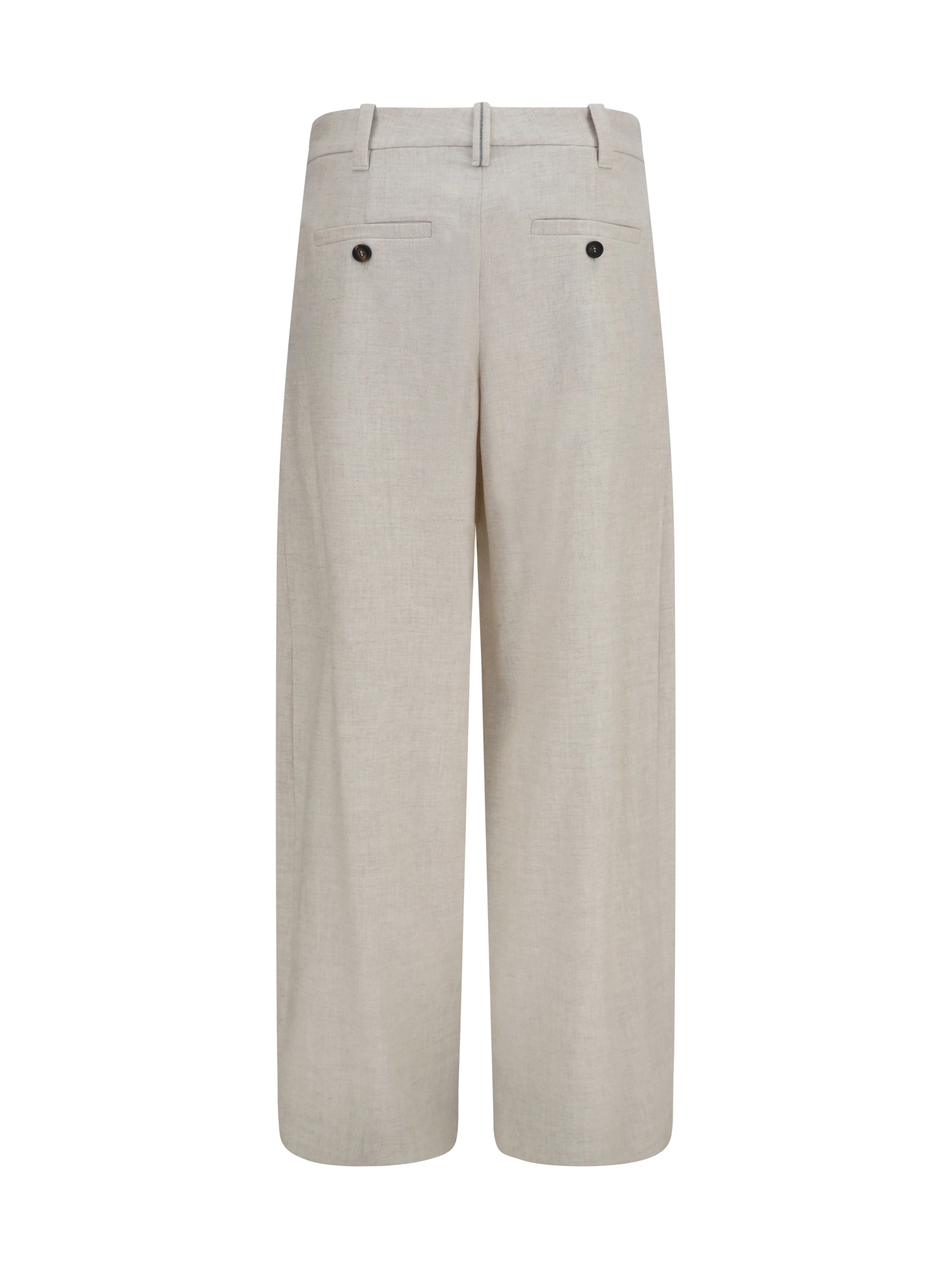 Brunello Cucinelli Women Wool And Cashmere Tailored Pants BRUNELLO CUCINELLI