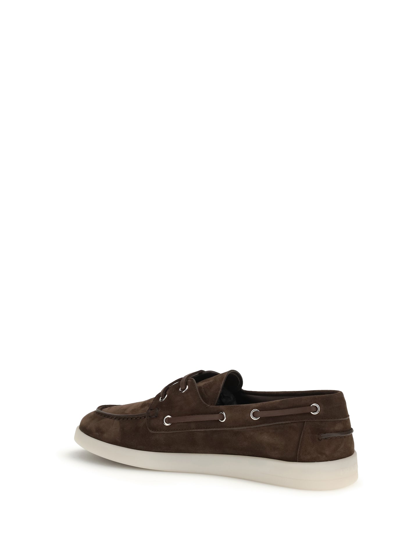 Prada Men Suede Boat Loafers PRADA